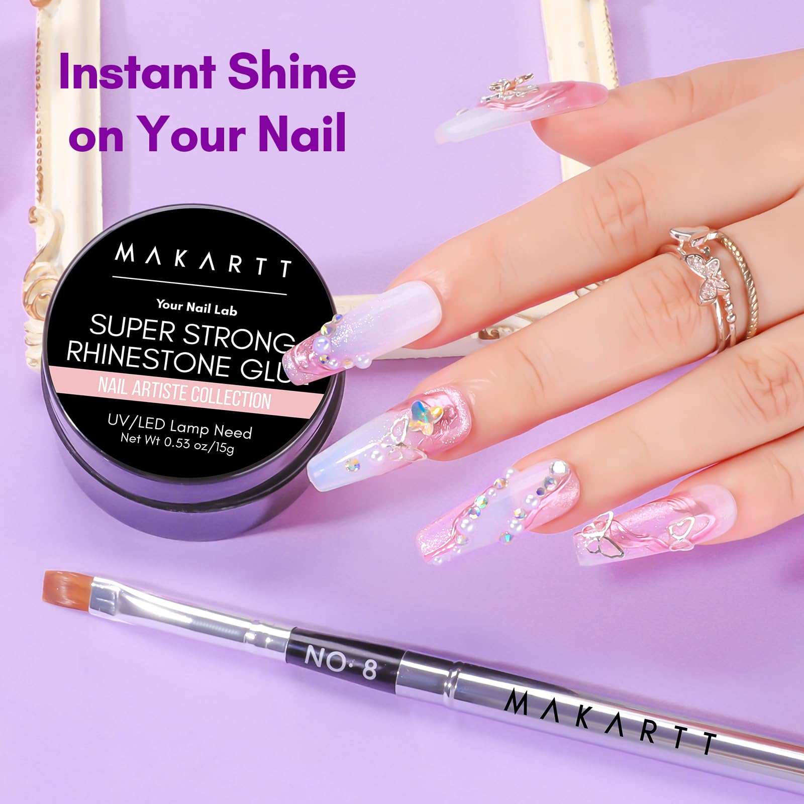 Rhinestone Glue for Nails