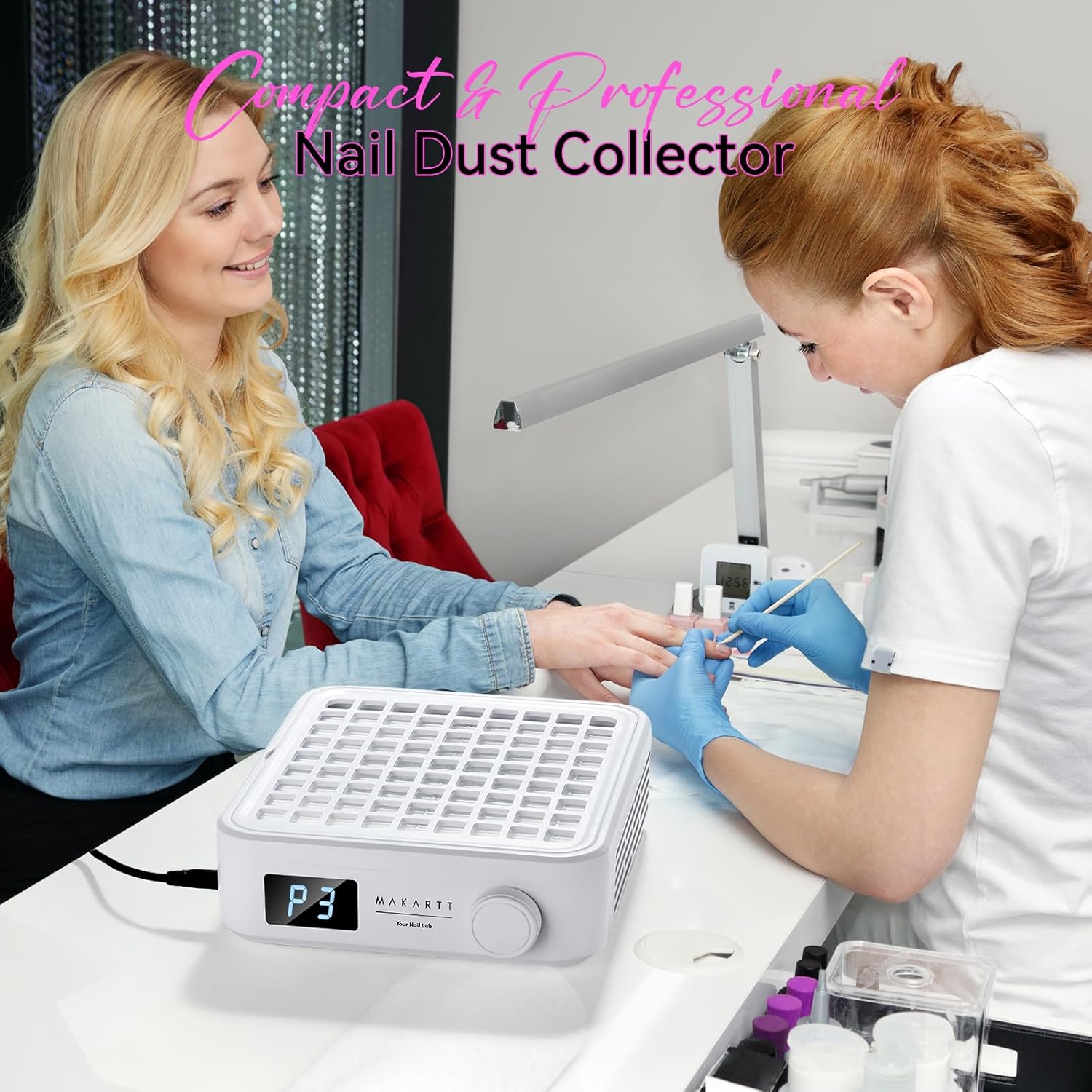 Professional Wireless Nail Dust Collecto