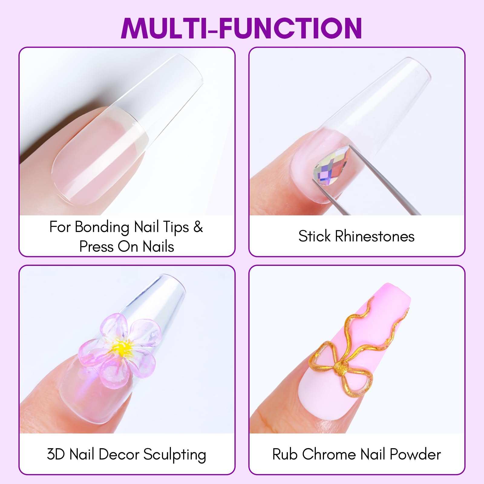 Solid Nail Gel Glue