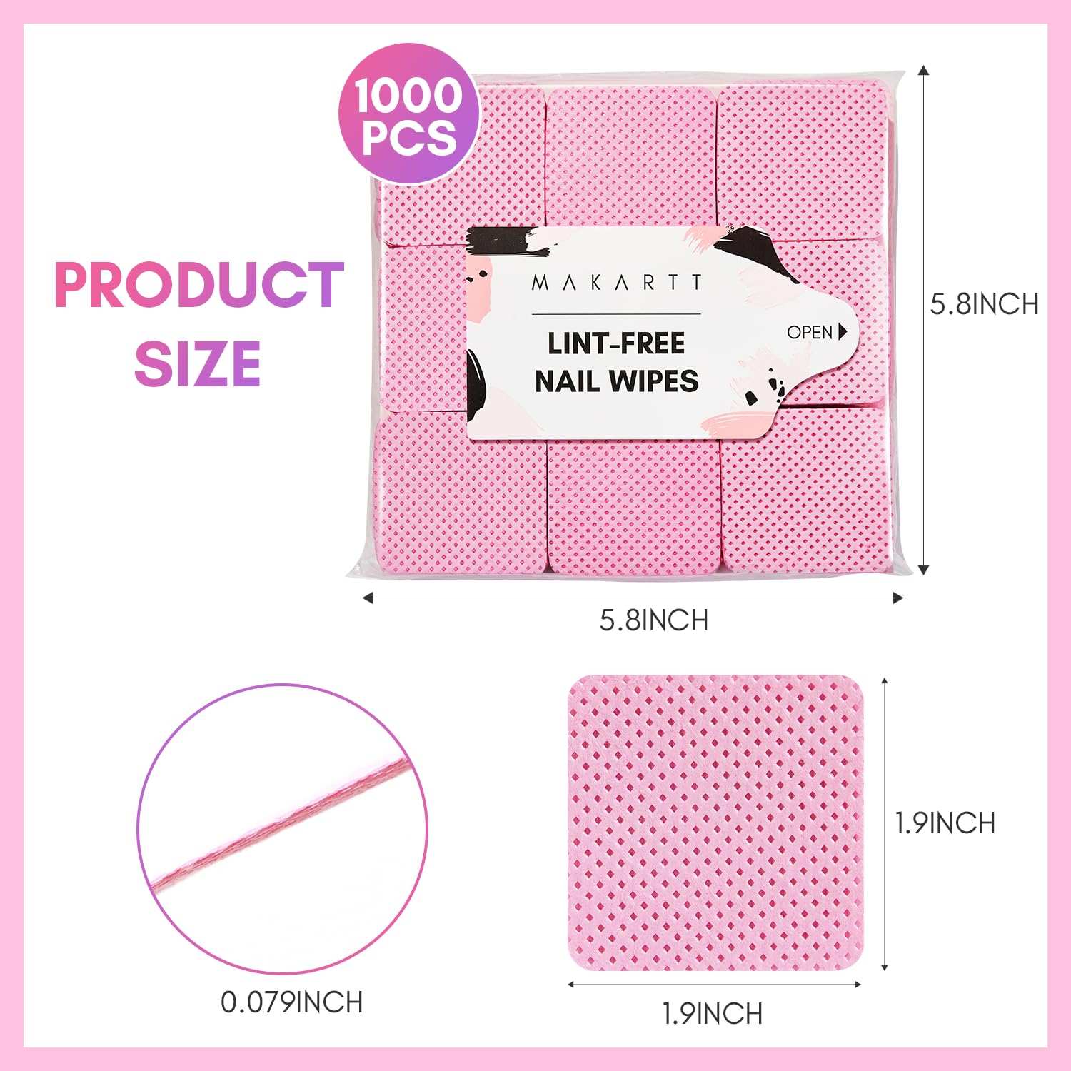 Lint-Free Nail Wipes