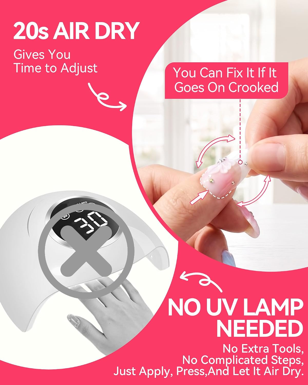 Semi Solid Nail Glue for Press-ons