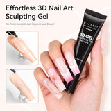 3D Nail Art Sculpture Gel