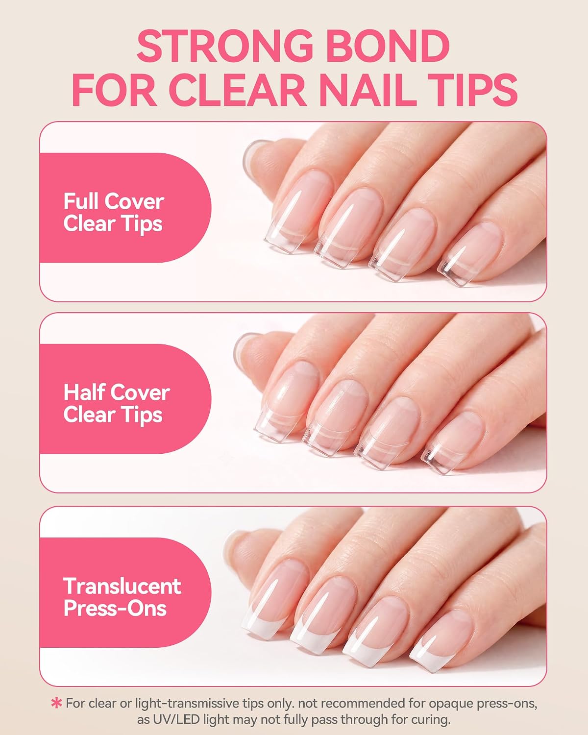 10 in 1 UV Glue for Nail Tips & Press-ons