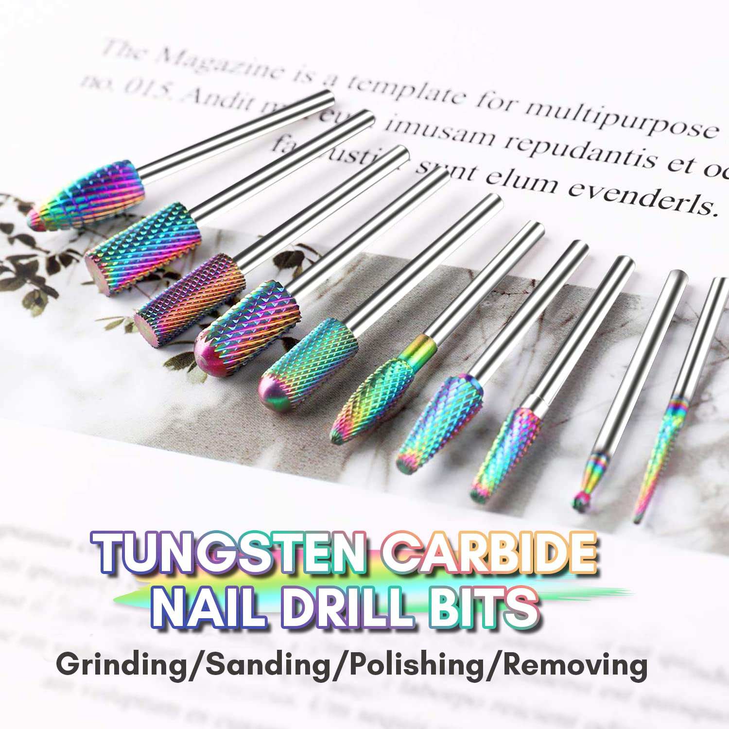 Nail Drill Bits Set