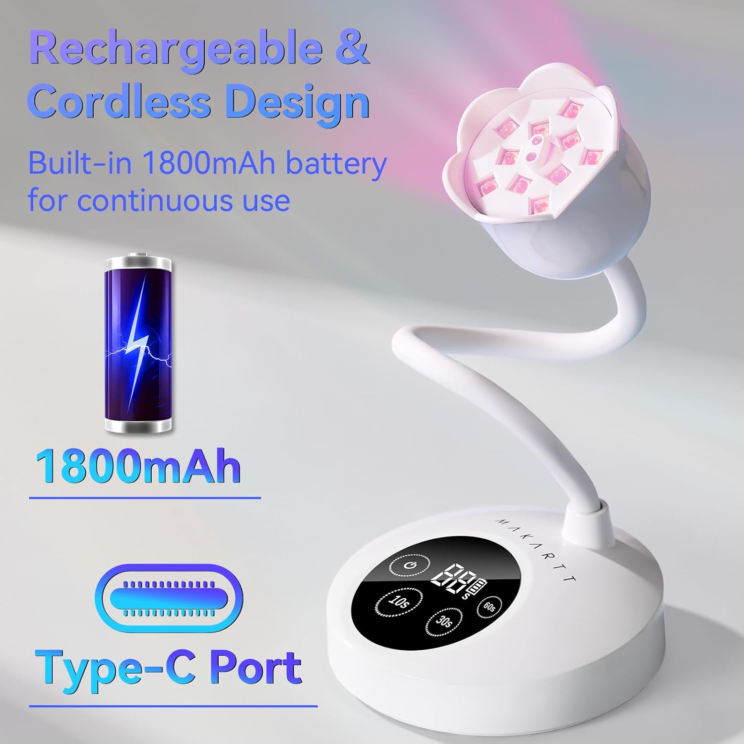 Lotus Flower 30W UV Nail Lamp