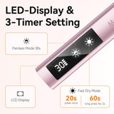 Handheld UV Nail Lamp with Painless Mode