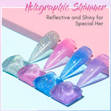 Glitter Jelly Collection Poly Nail Gel Kit
