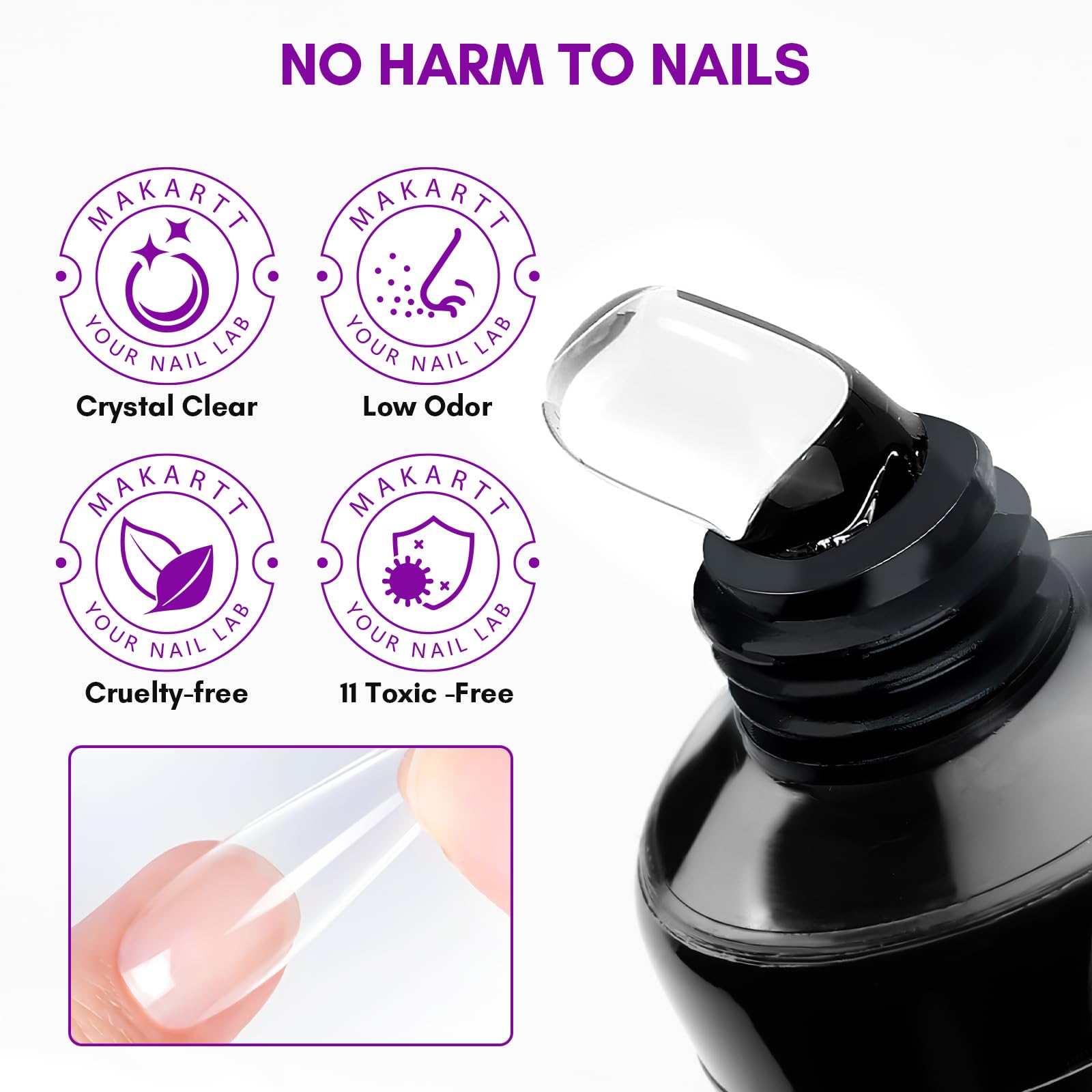 Solid Nail Gel Glue