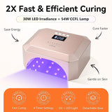 Rose Pink 30W UV LED Nail Lamp