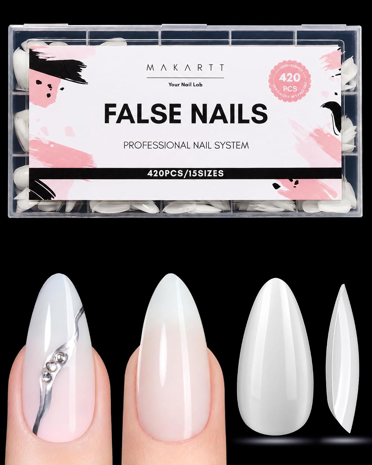 Natural White Nail Tips