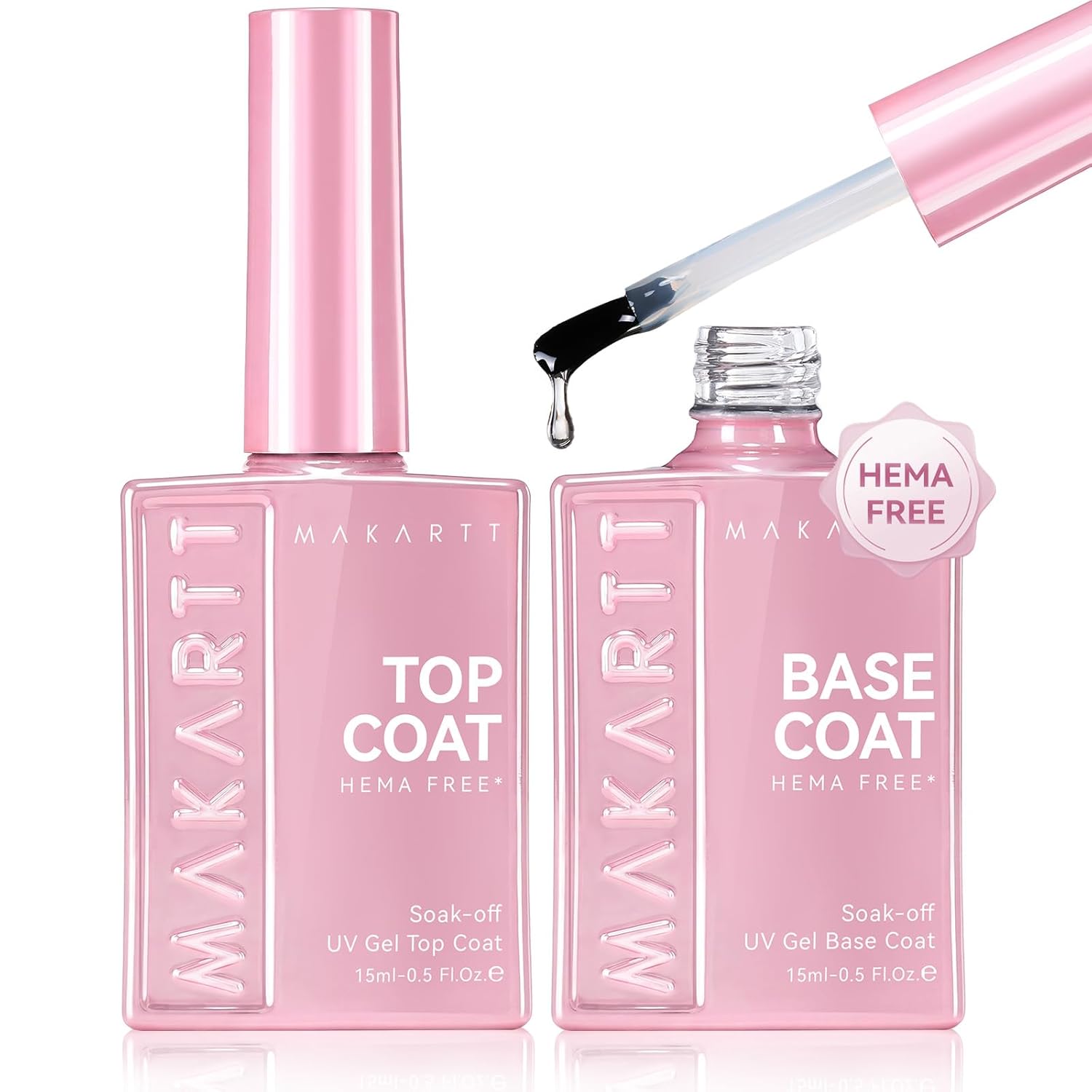 Hema-Free Gel Top and Base Coat