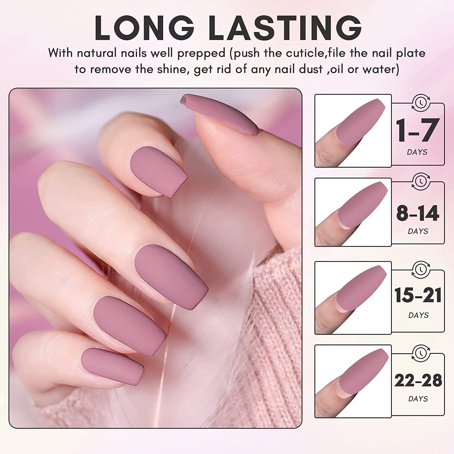 Matte The Best Top Coat Nail Polish Matte Top Coat Soak Off Matte Finish No Wipe Gel UV Nail Gel