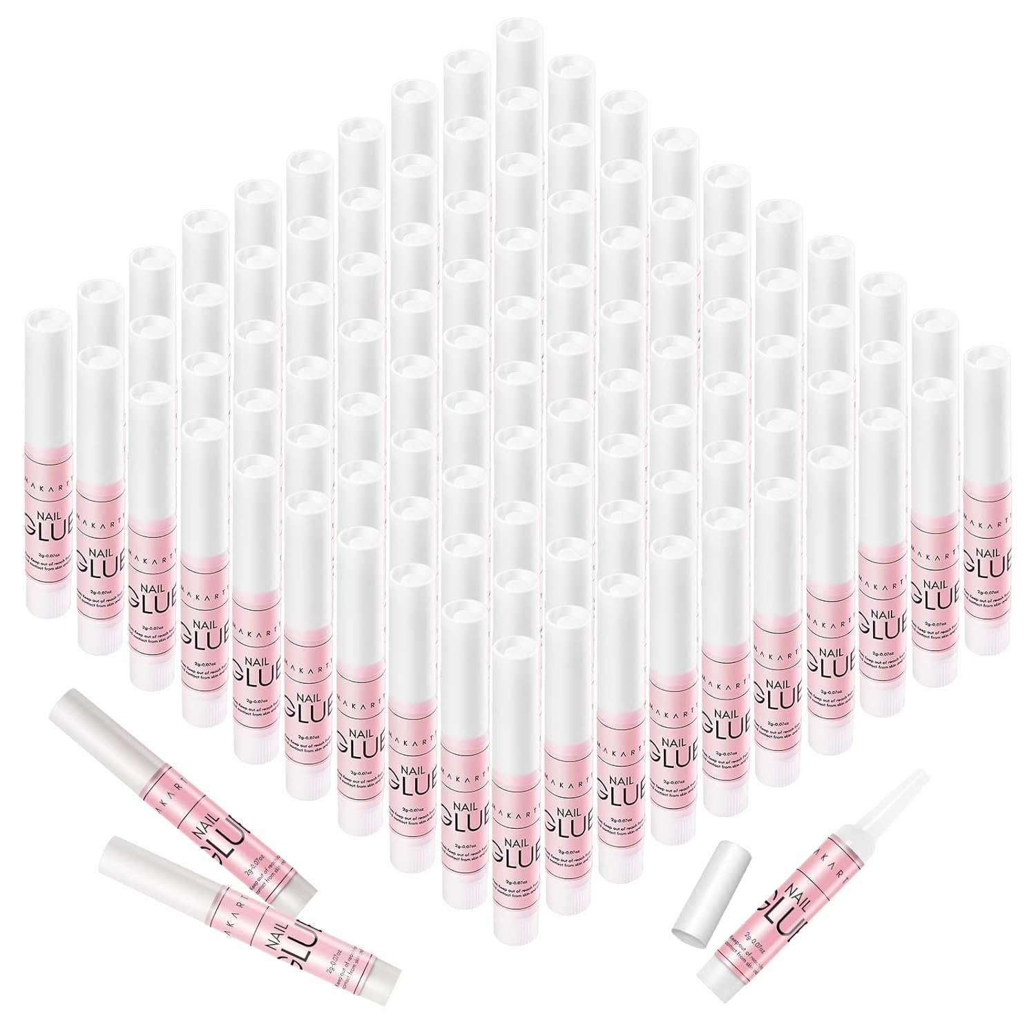 MakarttNail Glue for False Nails, Professional Nail Adhesive Bond for Nail Ti
♥♥ Expert Adhesive Glue- Makartt professional acrylic nail glue is fast drying, quick for nail adhesive bonding, adhesive perfect, and long-lasting for more than 2 