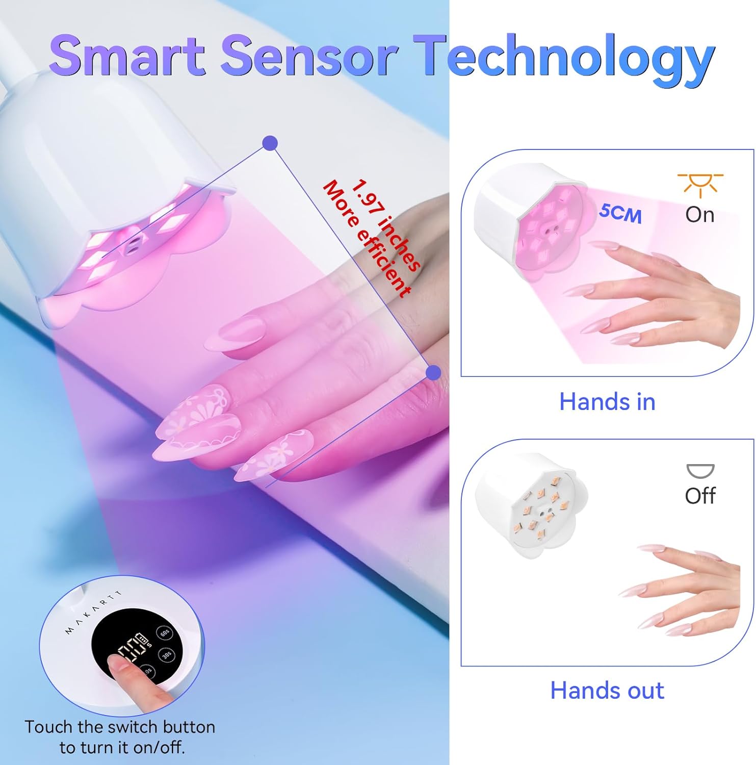 Lotus Flower 30W UV Nail Lamp