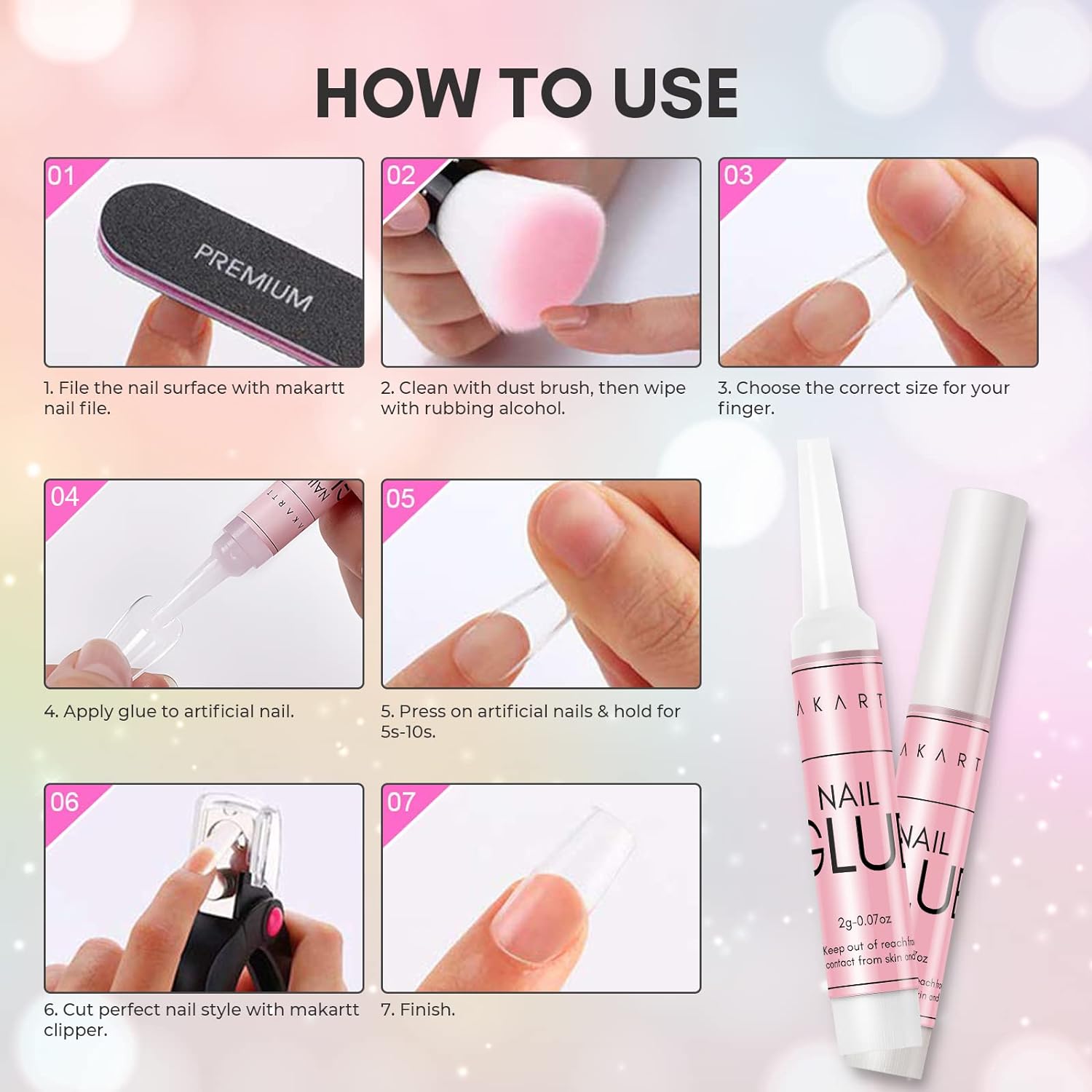 Beauty Secrets Drip & Clog Proof Nail Glue - Walmart.com