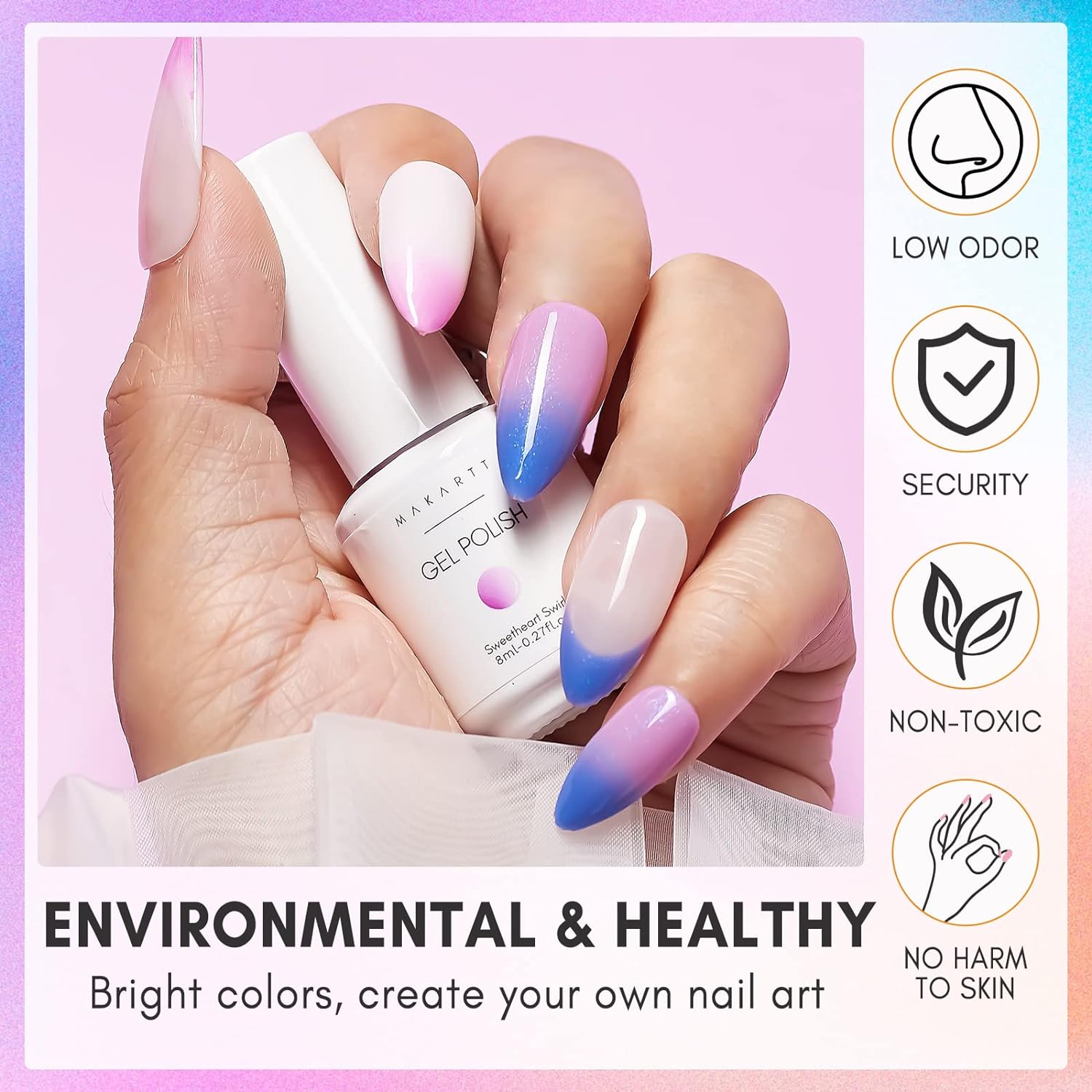Buy Coscelia Color Changing Nail Polish Kit 4pcs Mood Gel Nail Polish Set  Temperature Change Purple Pink Blue Glitter Gel Nails Set for Nails Art DIY  Online at Low Prices in India -