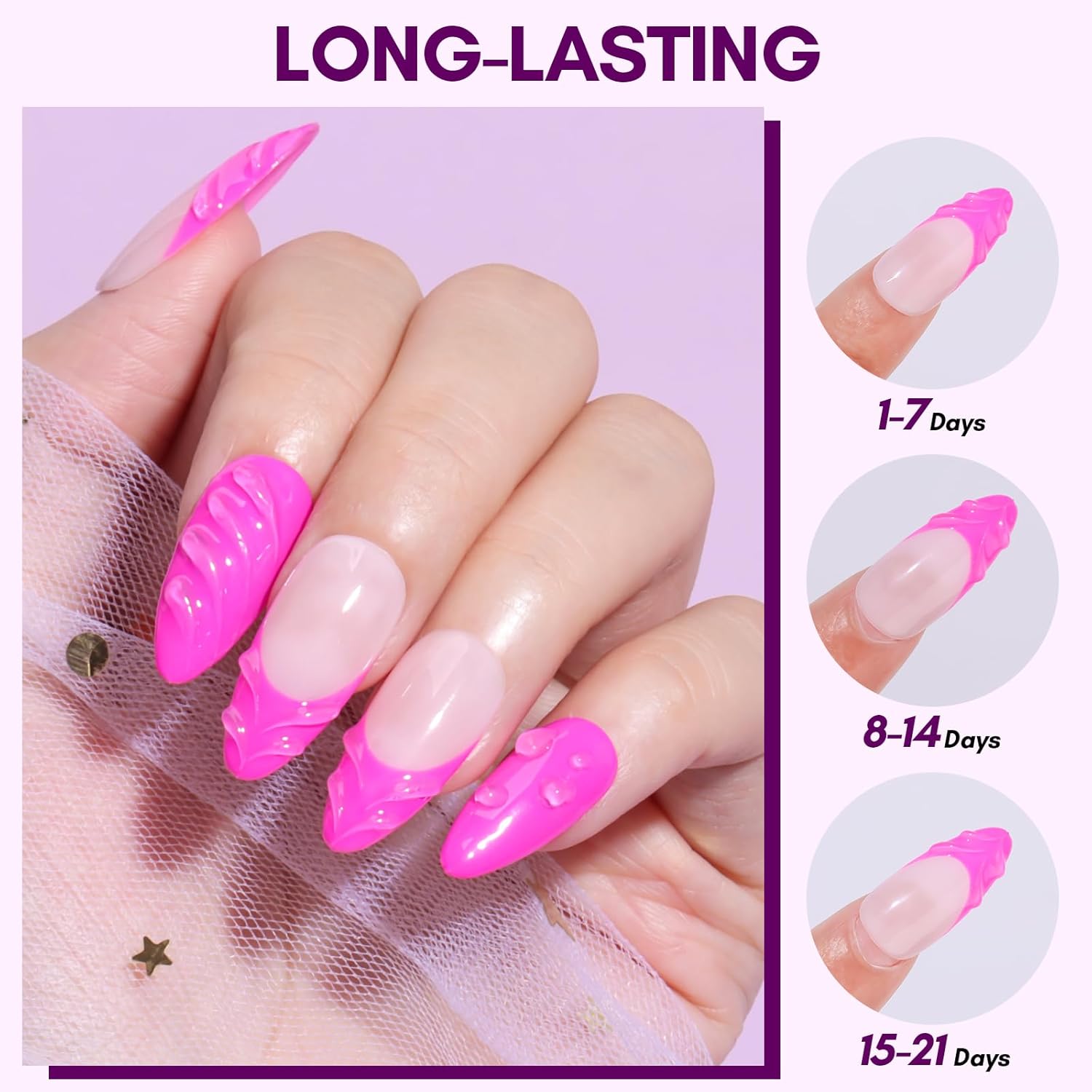 3D Artistic Nail Foil Glue