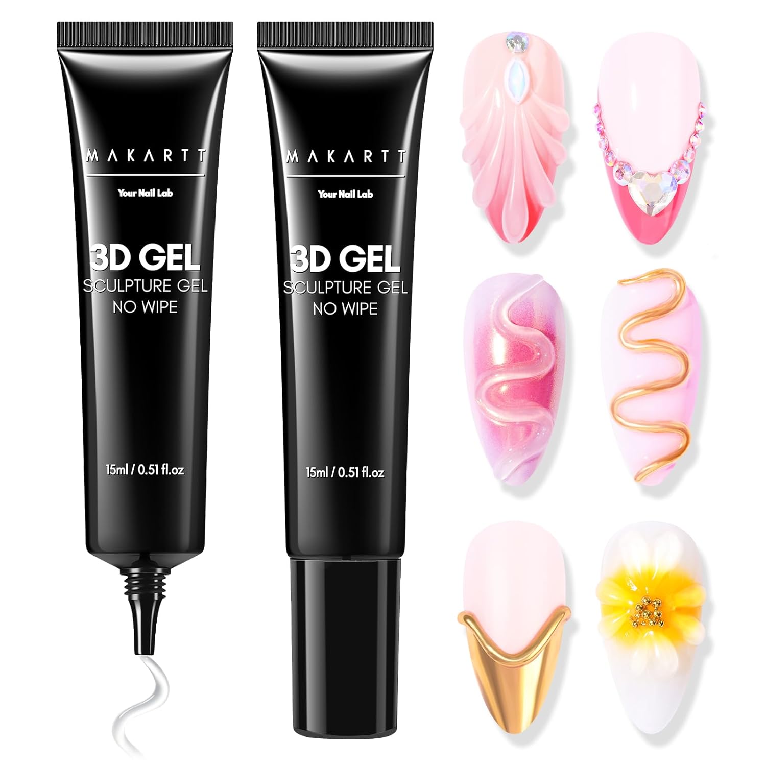 3D Nail Art Sculpture Gel