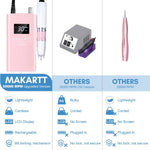Rechargeable Nail Drill Electric Cordless Manicure Pedicure Power Tool