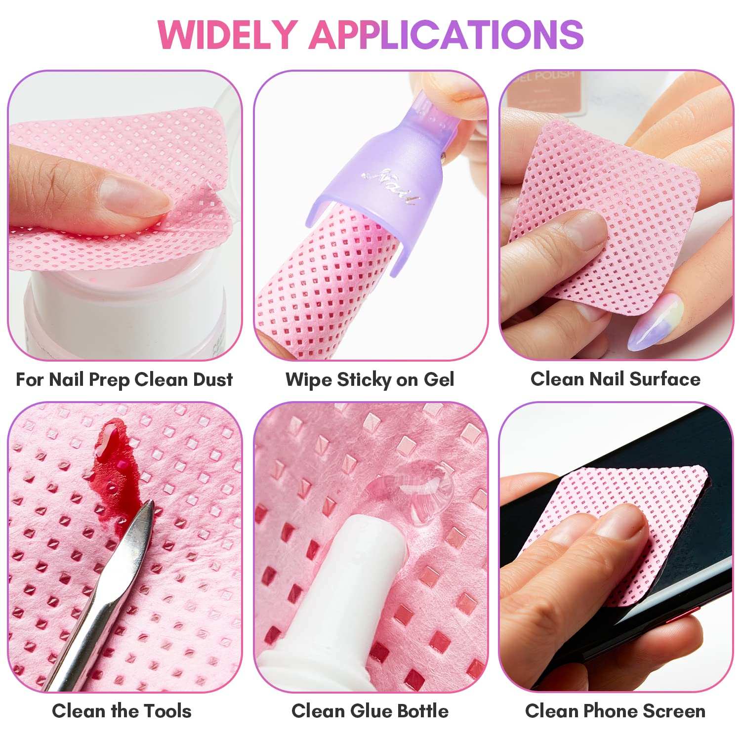 Lint-Free Nail Wipes