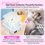 Professional Wireless Nail Dust Collecto