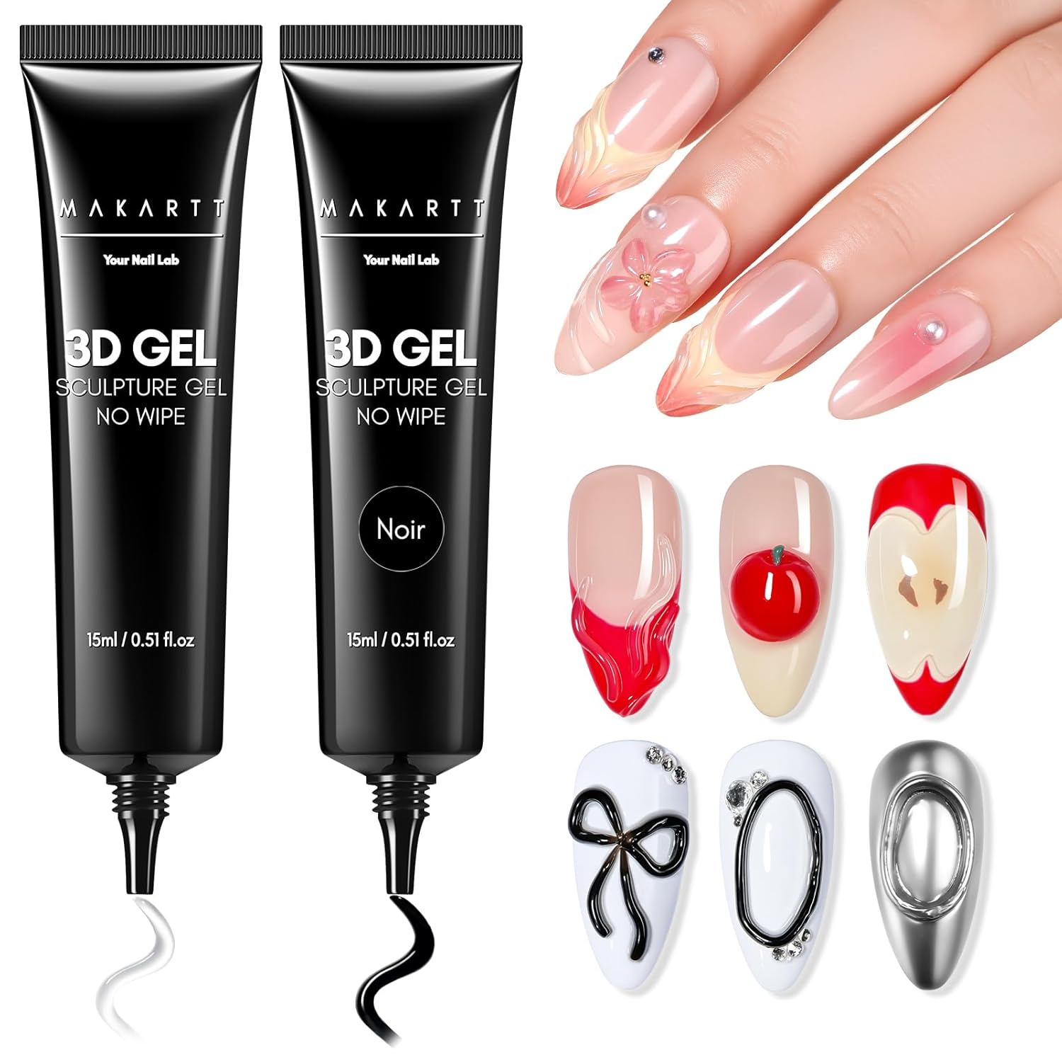 3D Nail Art Sculpture Gel
