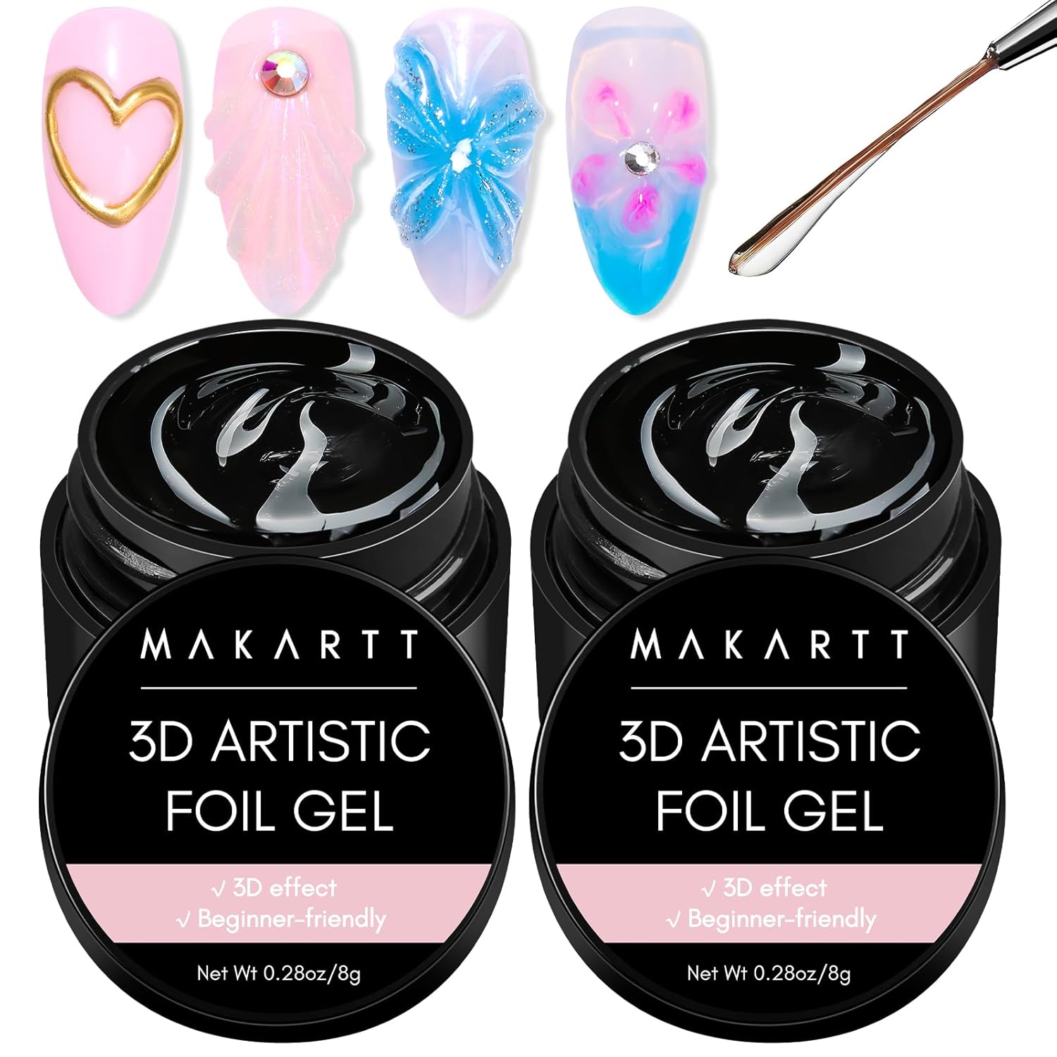 3D Artistic Nail Foil Glue