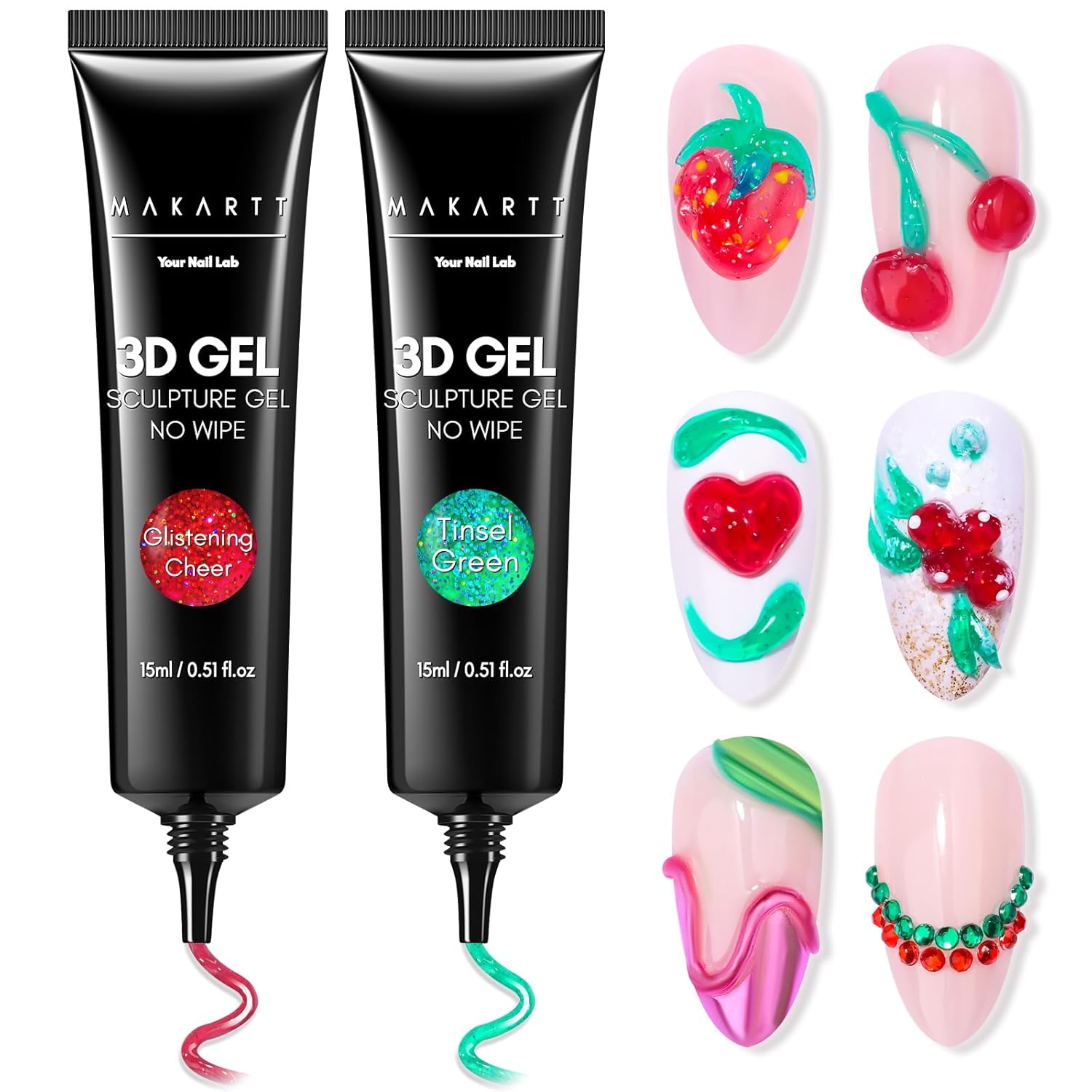 3D Nail Art Sculpture Gel