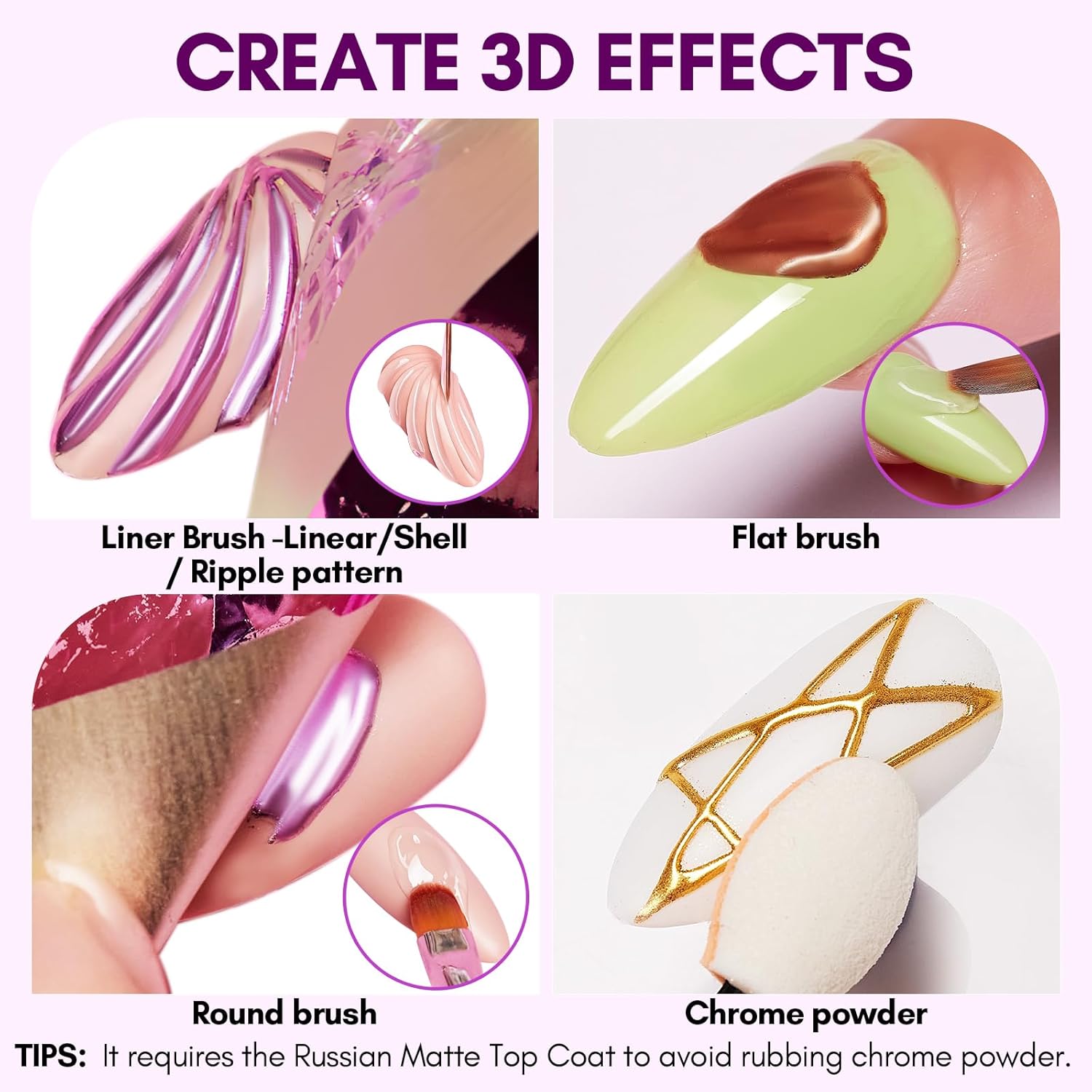 3D Artistic Nail Foil Glue