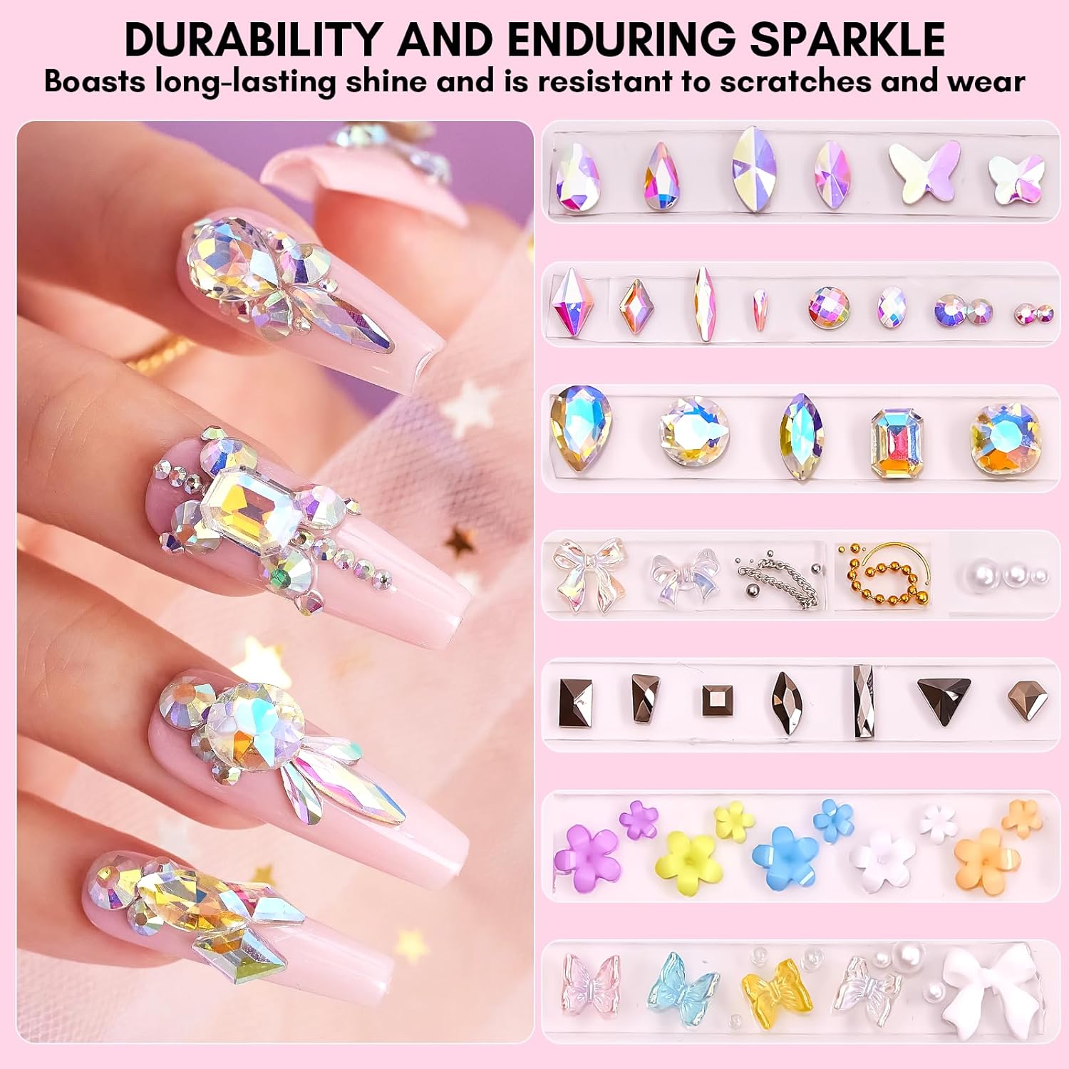 Hot Selling Nail Art Accessories Wholesale Crystal Rhinestone Butterfly  Jewelry 3D Nail Art Butterfly Jewelry Crystal Butterfly Nail Rhinestone -  China Crystal Stone and Nail Beauty price | Made-in-China.com