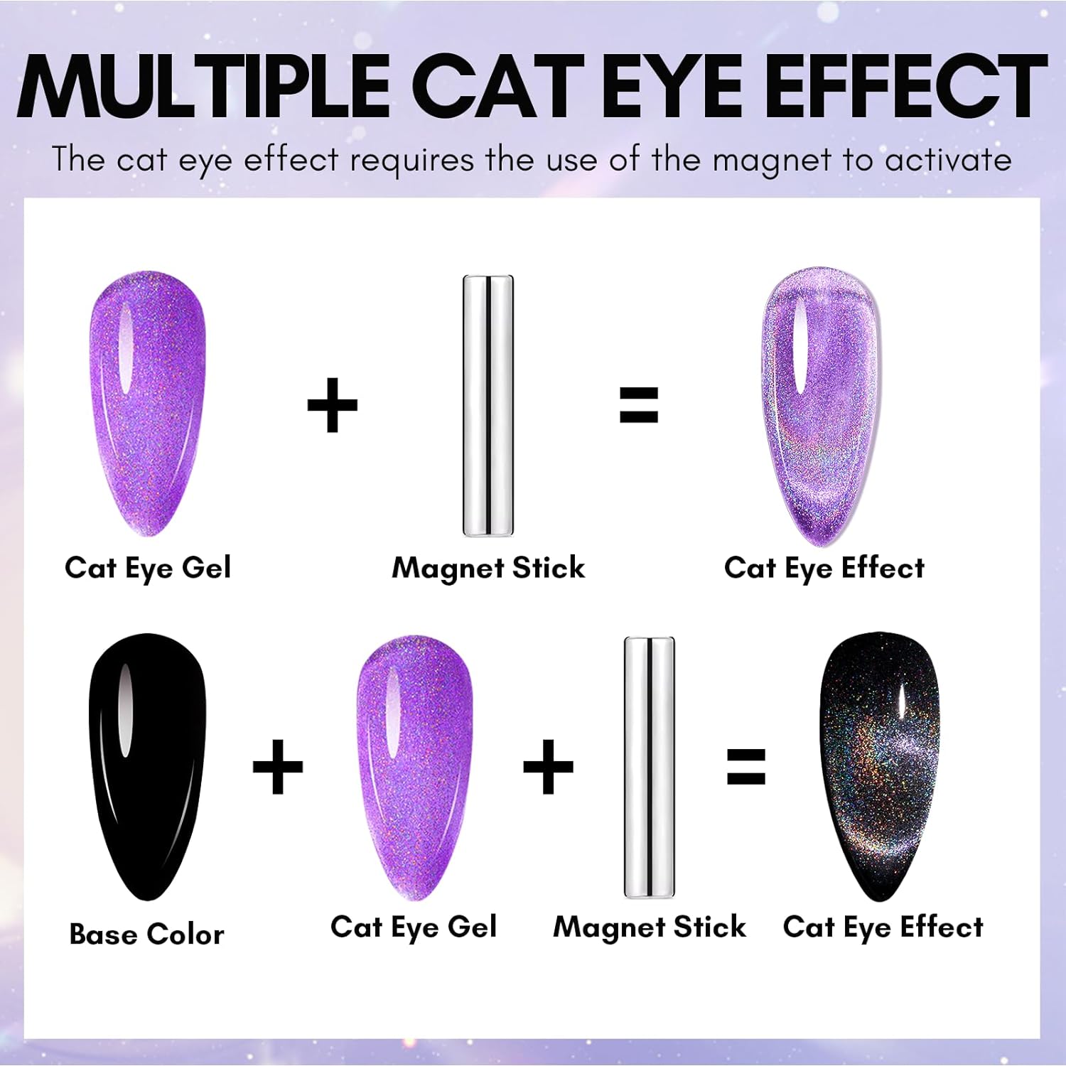 Blissful Mauve, 10ML Cat Eye Gel Nail Polish