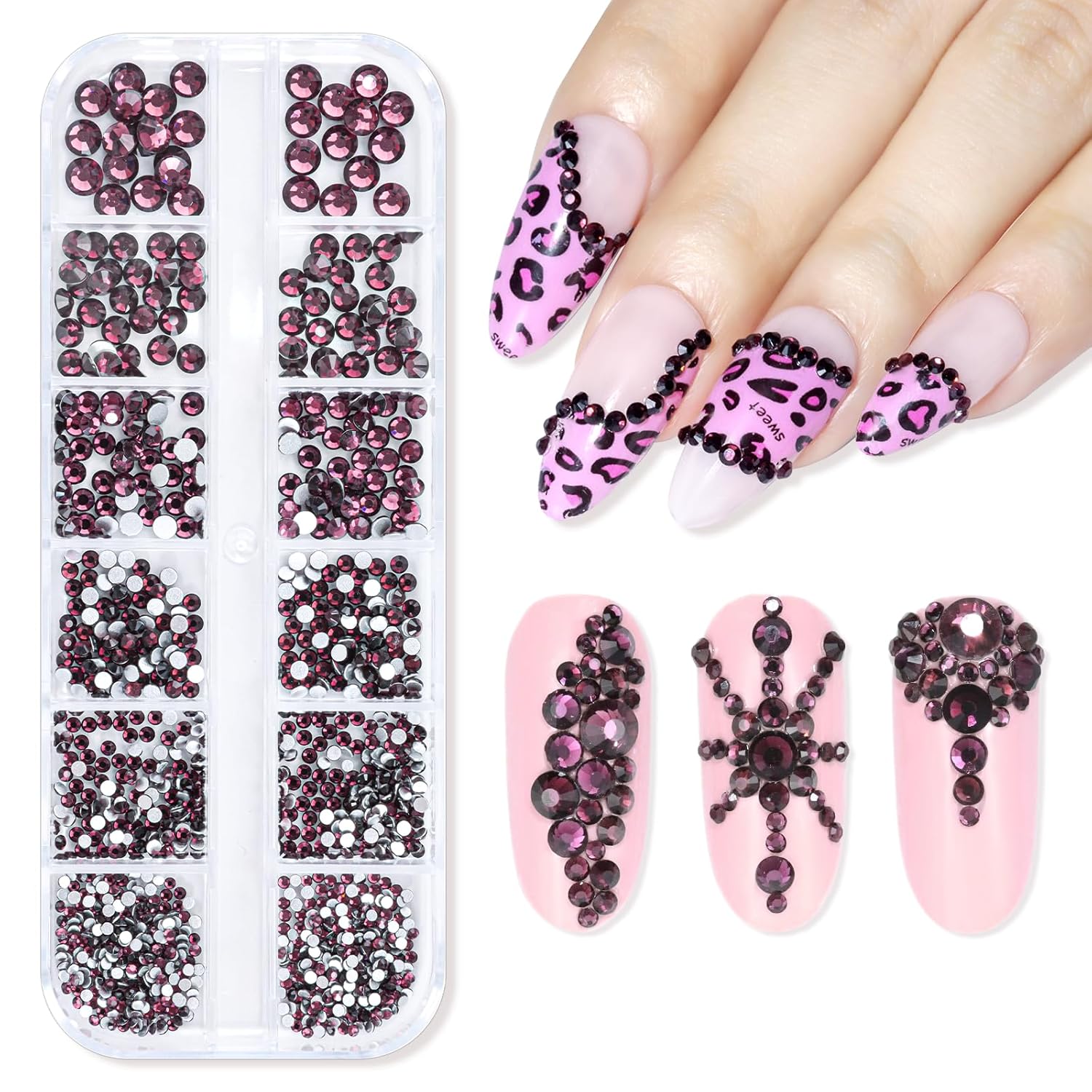 Nail Decoration Rhinestone Set