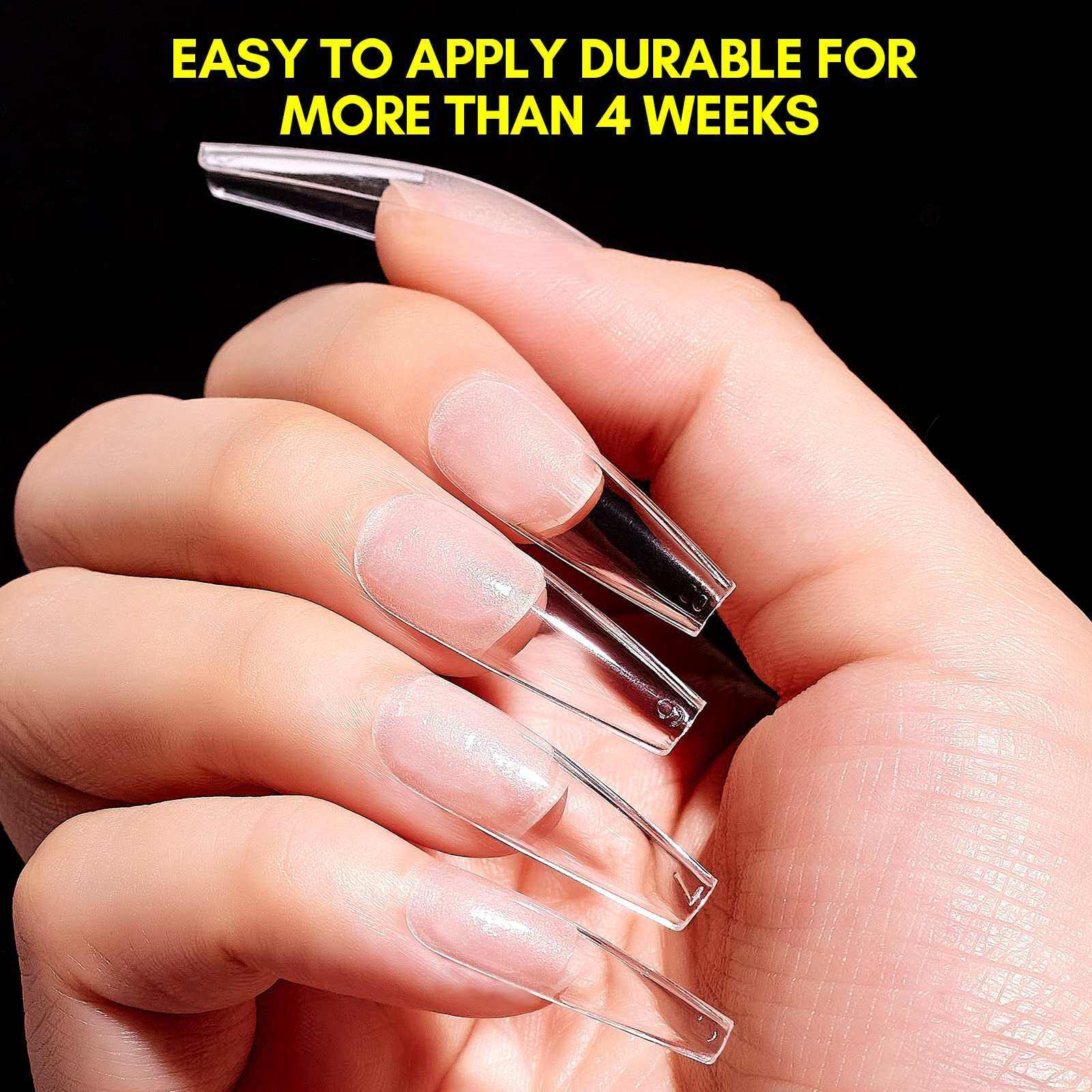 All in One Gel Nail Kit Nail Tips 