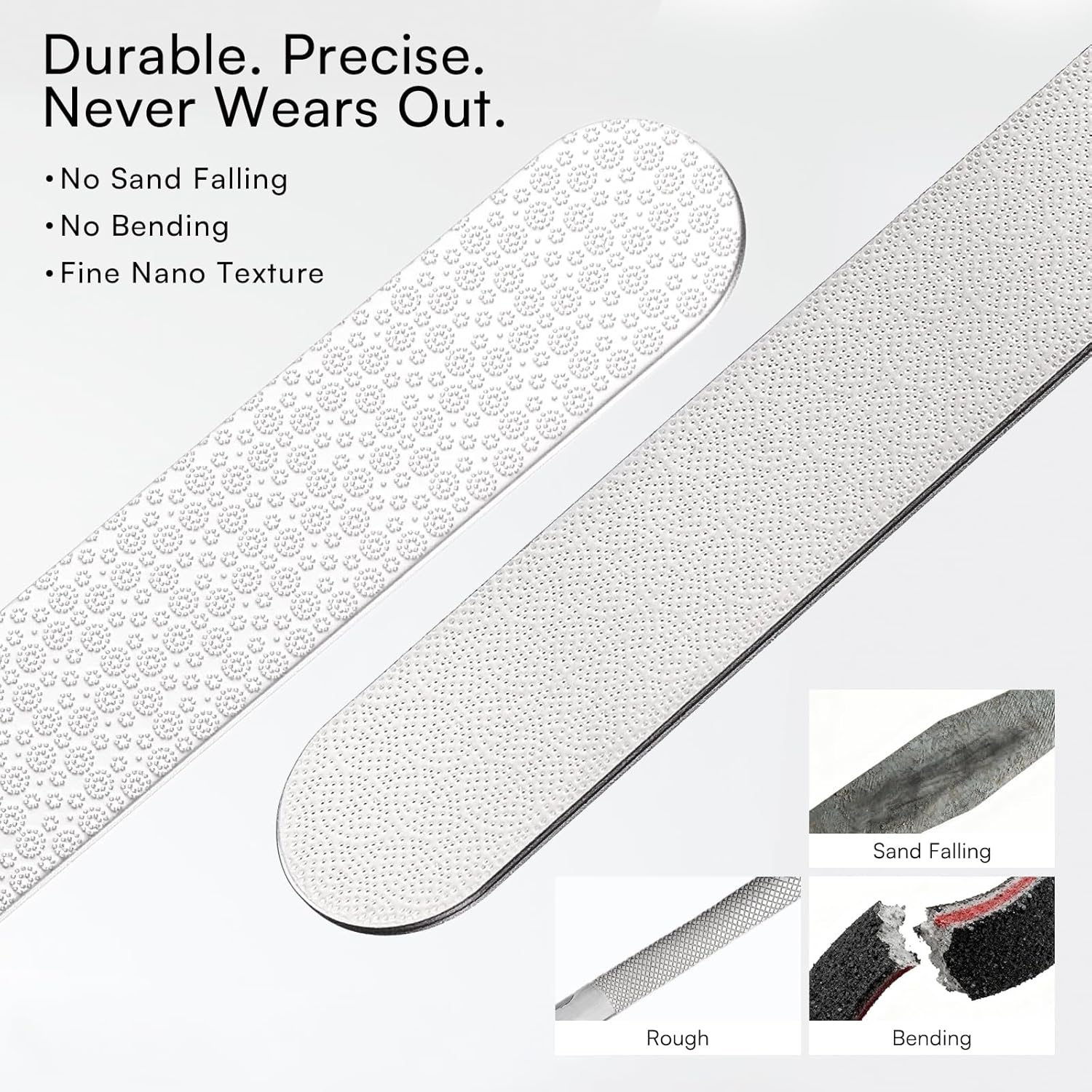 Metal Nail File 2 Pcs Set