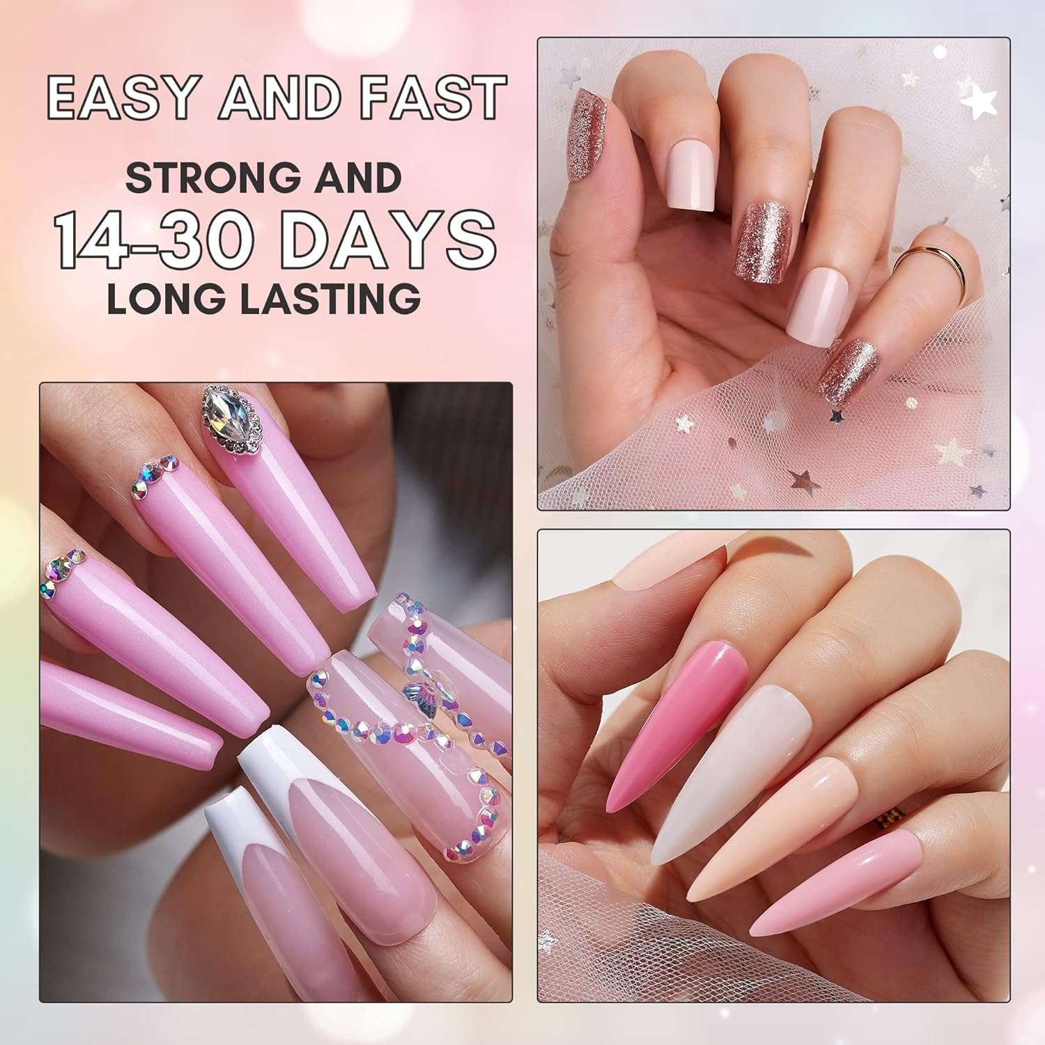 MakarttNail Glue for False Nails, Professional Nail Adhesive Bond for Nail Ti
♥♥ Expert Adhesive Glue- Makartt professional acrylic nail glue is fast drying, quick for nail adhesive bonding, adhesive perfect, and long-lasting for more than 2 