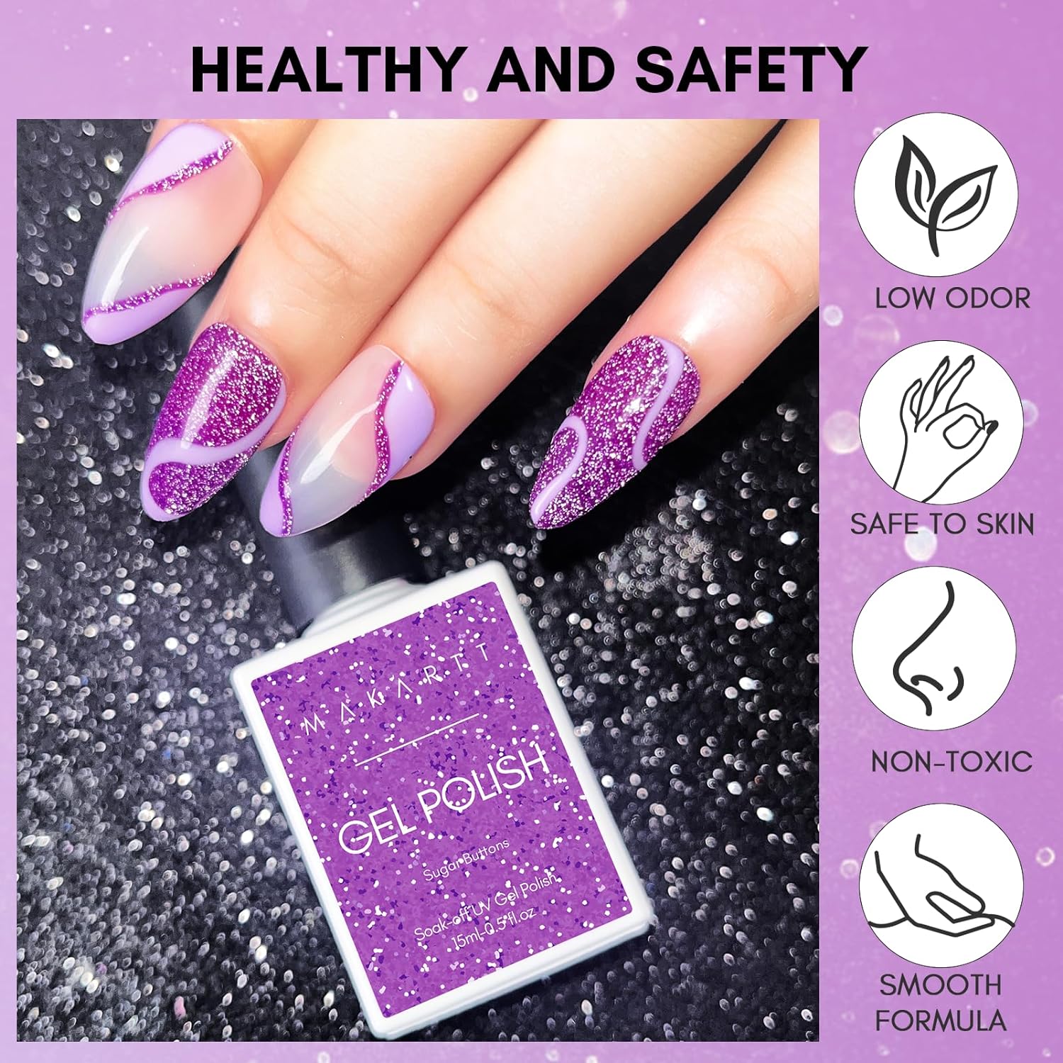 Pretty Concrete Effect and Barry M Diamond Glitter | Diamond glitter,  Glitter, Great nails