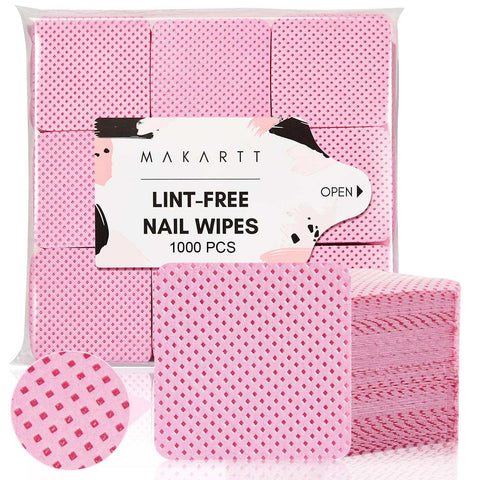 Makartt Disposable Nail Mats, 50Pcs Pink Fordable Nail Paper Towels for  Table Acrylic Nail Practice Sheet 3 Ply Waterproof Nail Art Table Mats  Clean