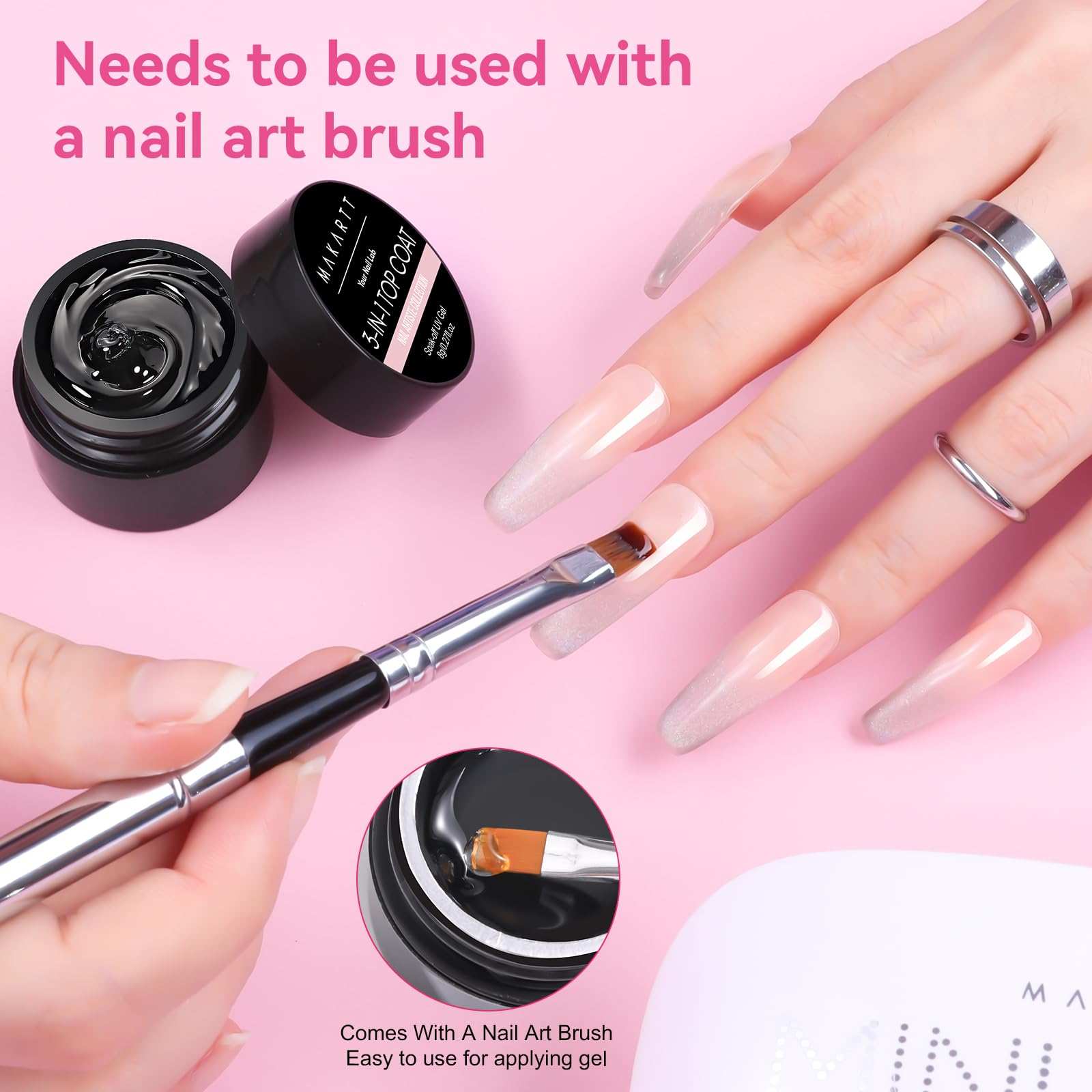 Nail Art Nail Base Top Coat Buy VANREESA Nail Gel Set 6Colors Gel