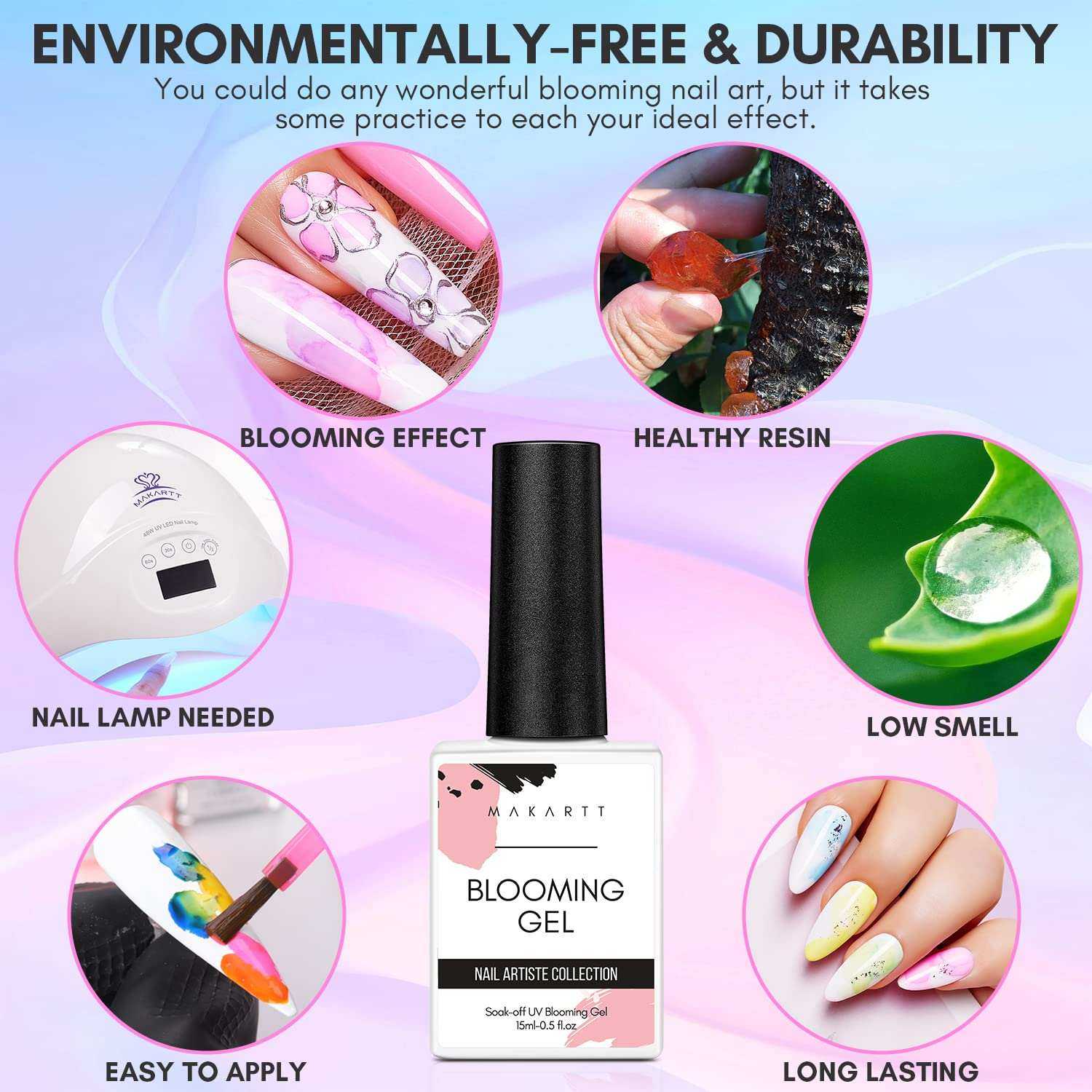 blooming gel nail polish