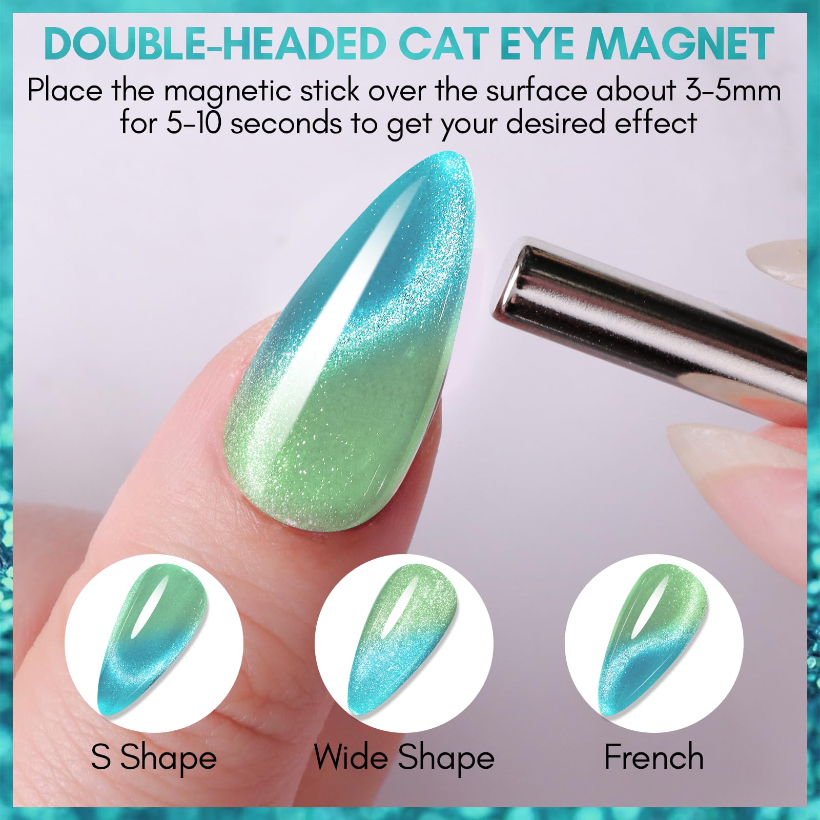Olive Catway, 10ML Cat Eye Gel Nail Polish