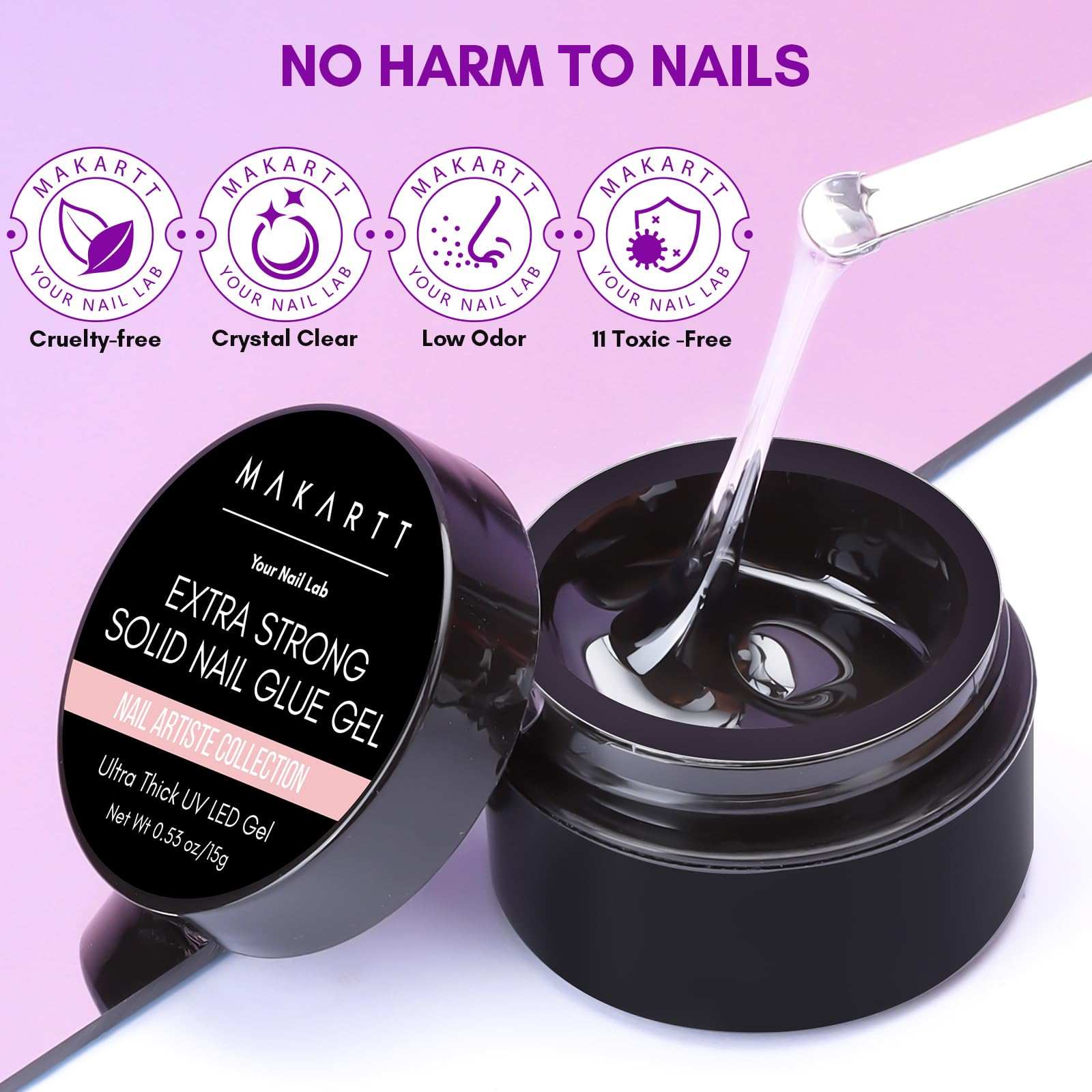 Solid Nail Gel Glue