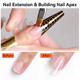 Clear Builder Nail Gel Set Nail Extension UV Gel Sculpture for Broken Nail Repair