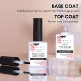 Peel Off Base Coat and Top Coat