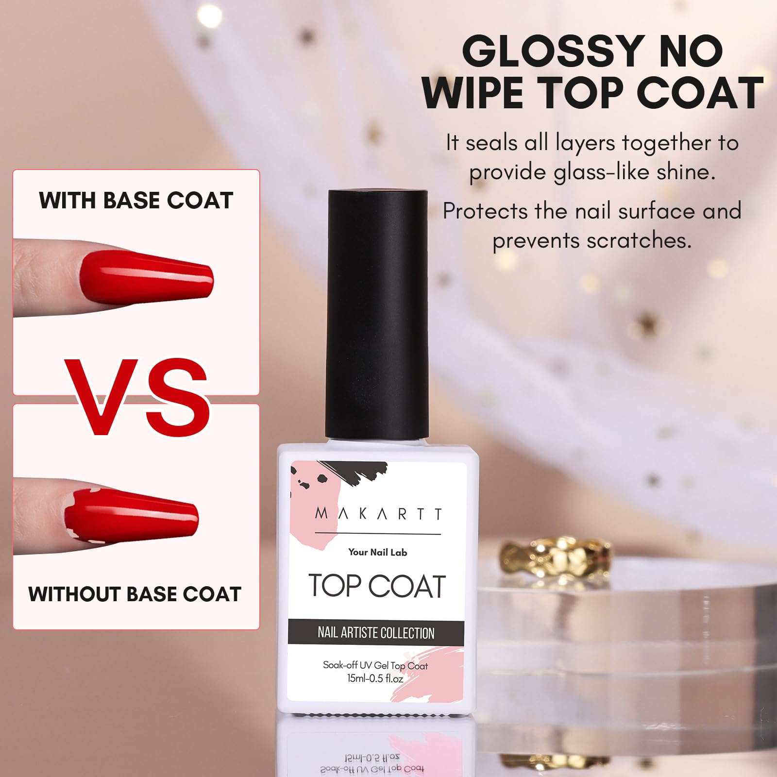 Peel Off Base Coat and Top Coat