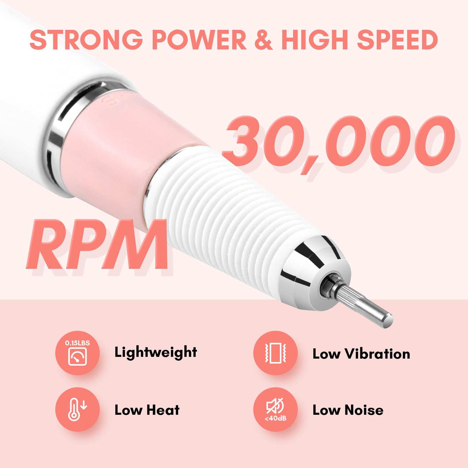 Rechargeable Nail Drill