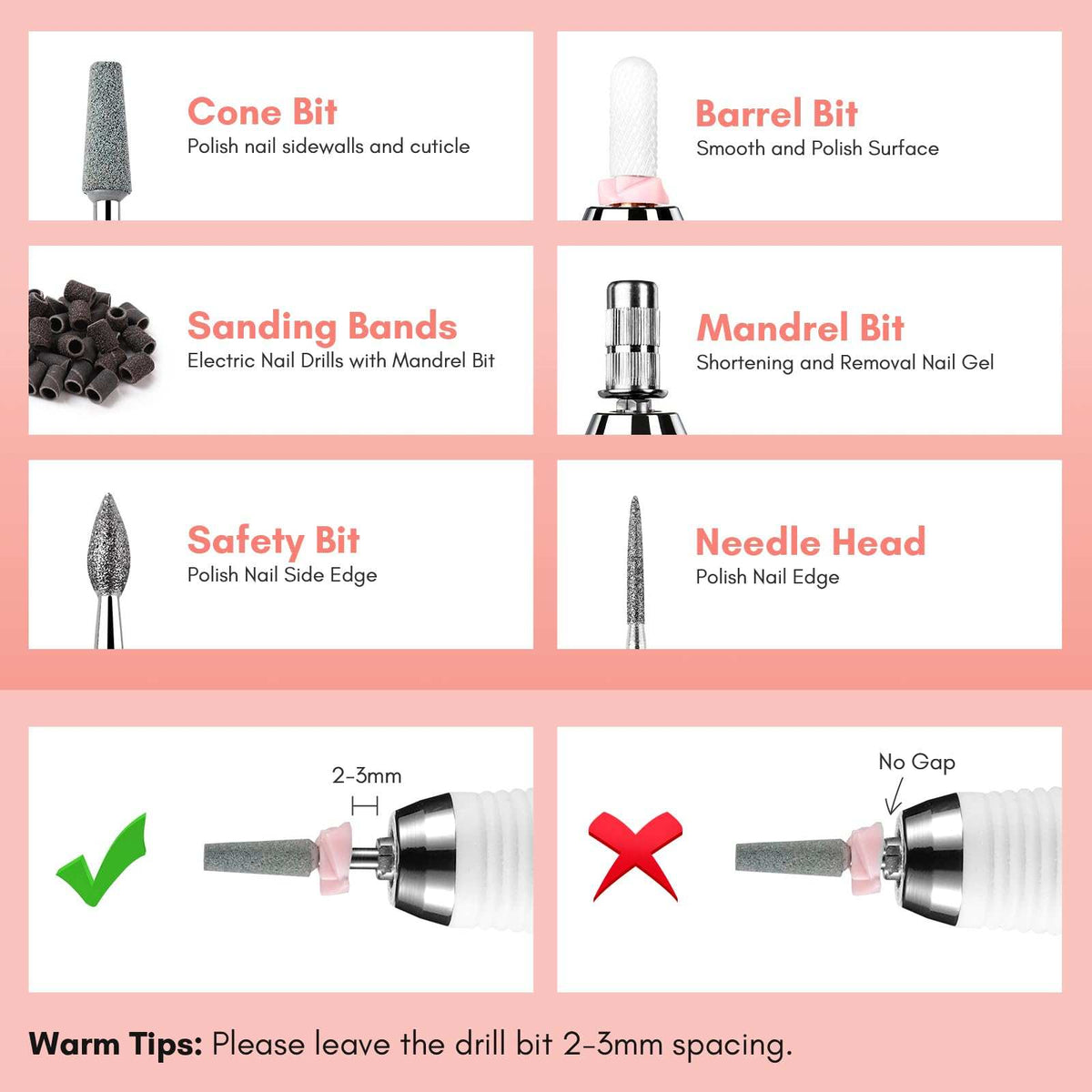 Rechargeable Nail Drill