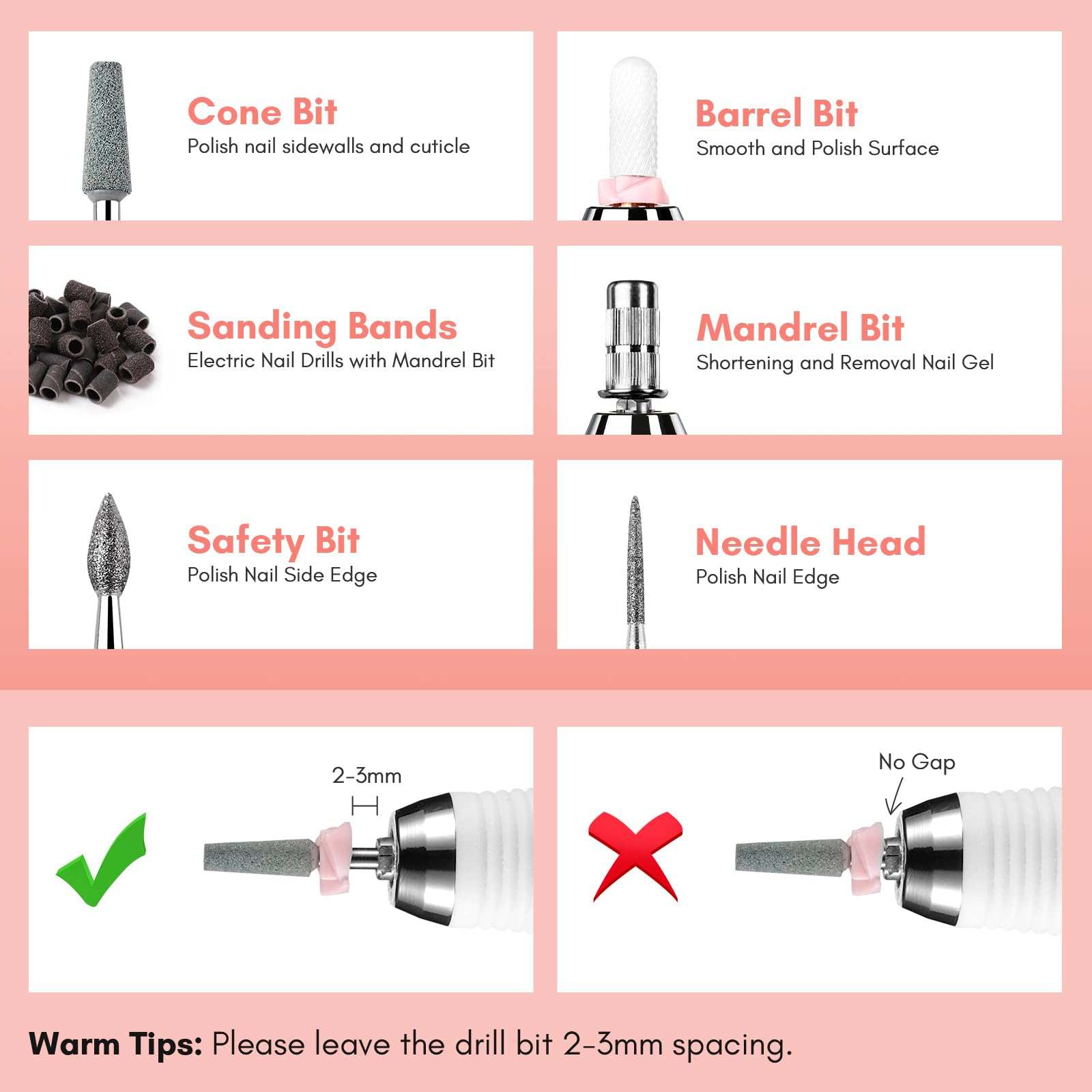 Rechargeable Nail Drill