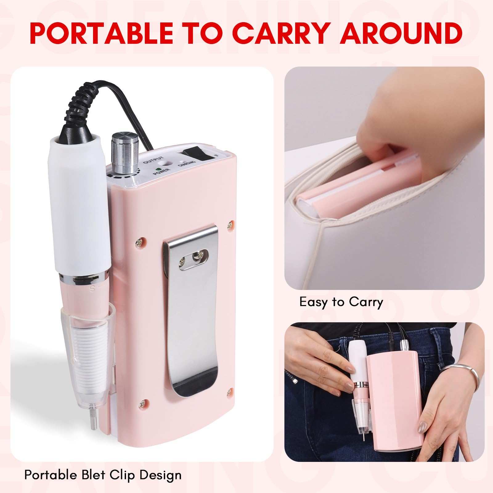 Rechargeable Nail Drill