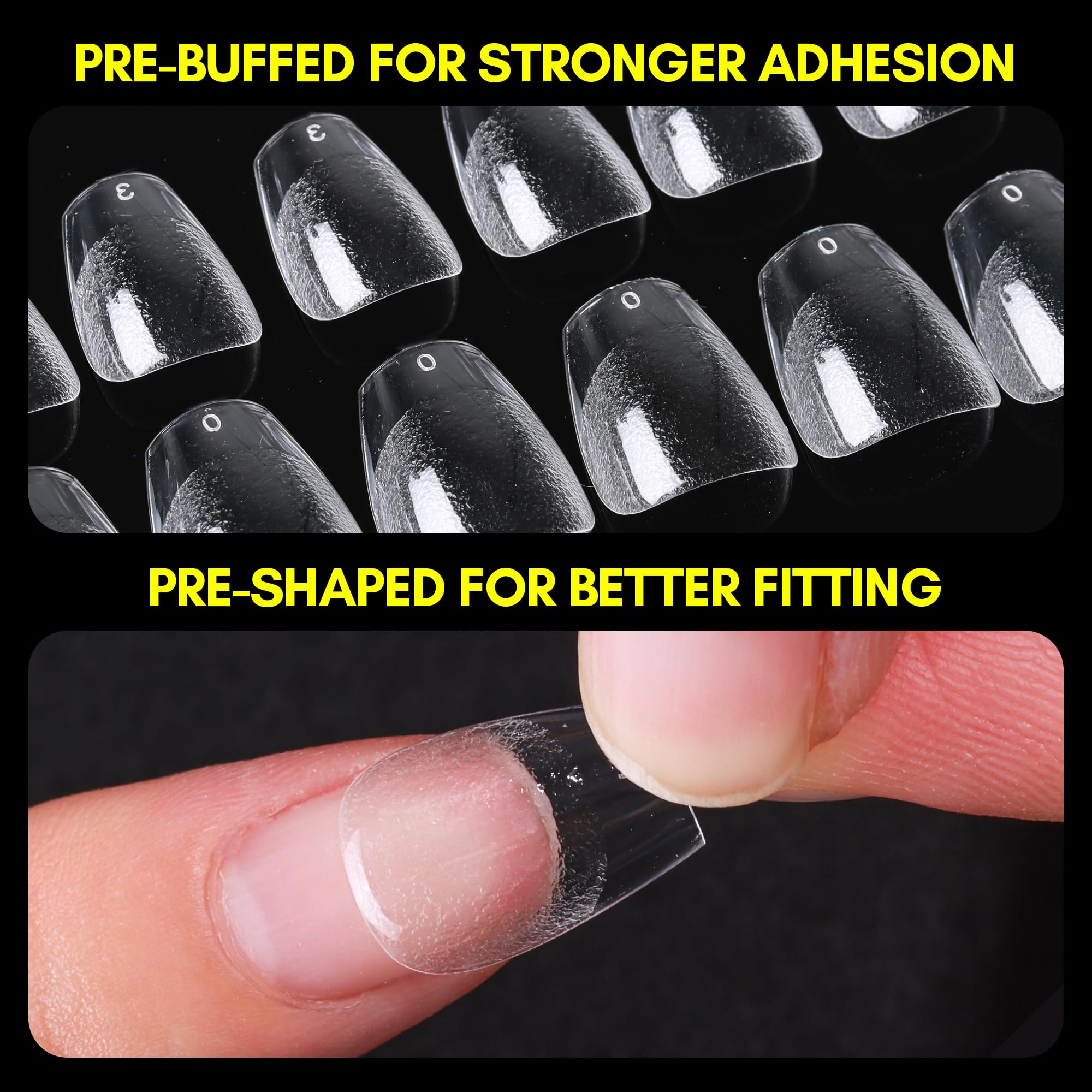 Extra Short Coffin Nail Tips