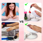MakarttNail Stand Hand Rest for Nails Manicure
 ✔️Multi-angle Hand, Foot &amp; Nail Tools: Nail polish holder can be easily moved to different directions adjust the nail polish the angle. With the slots inside G